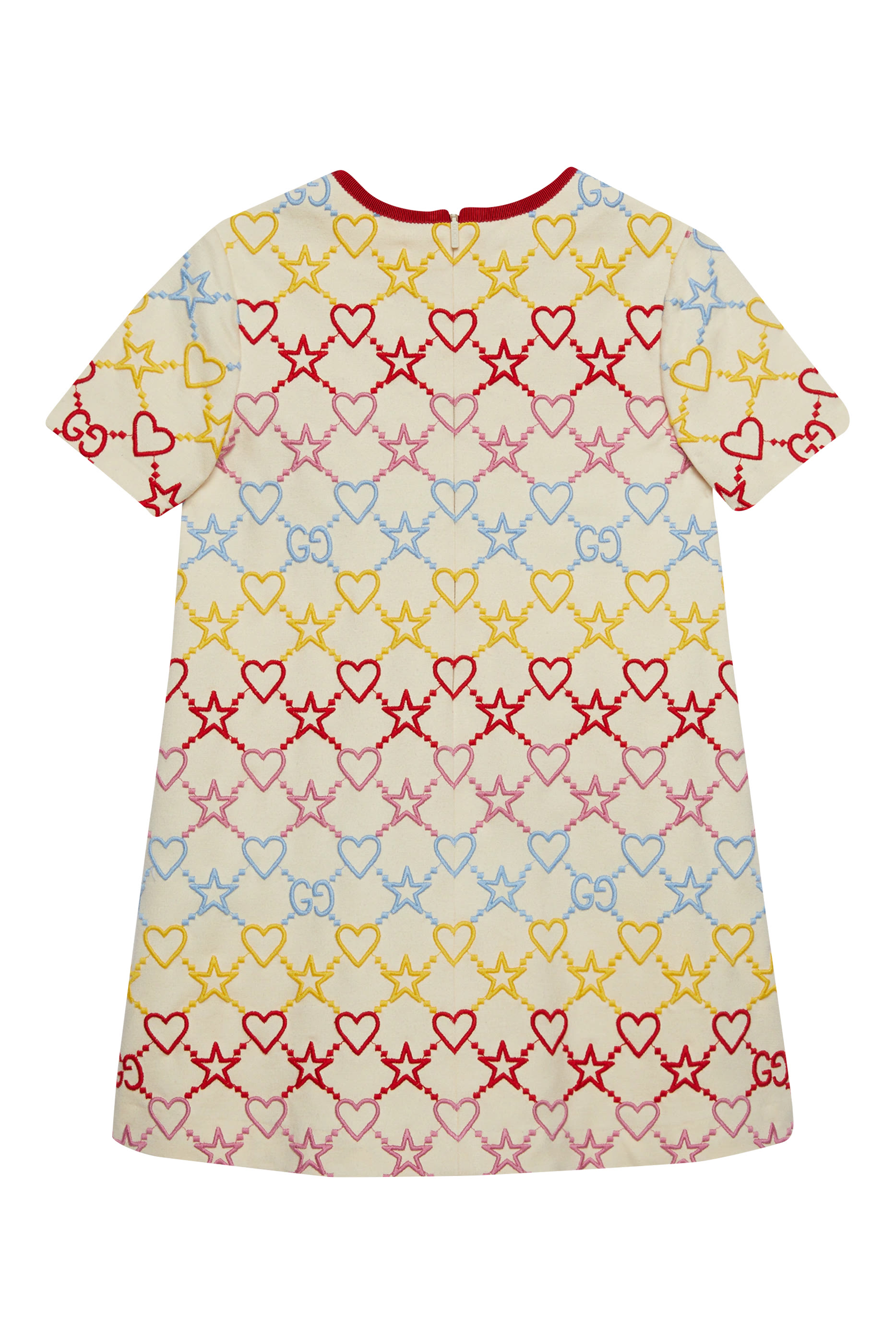 Kids GG Hearts Viscose Dress