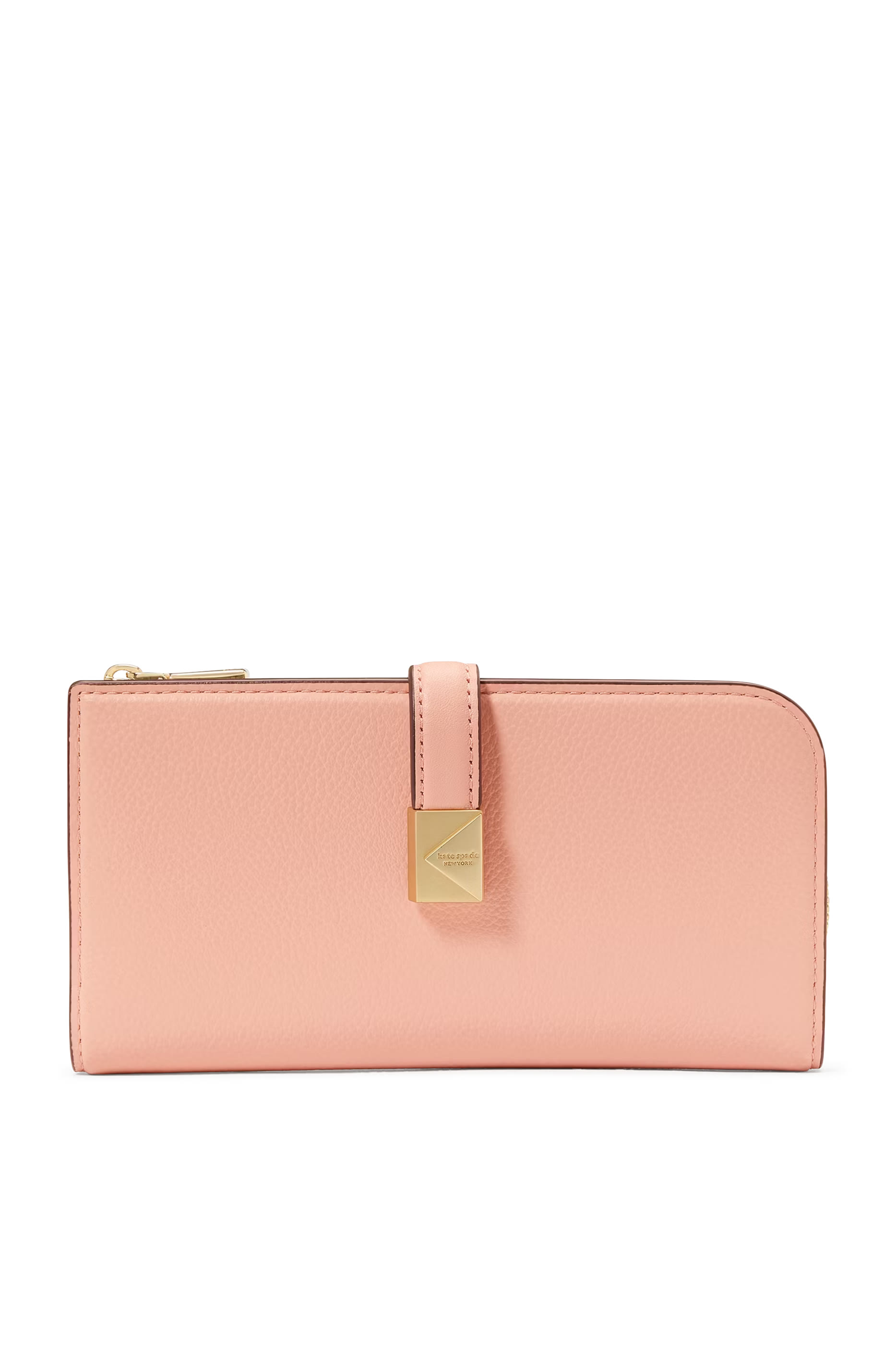 Devin Pebble Leather Zip Wallet