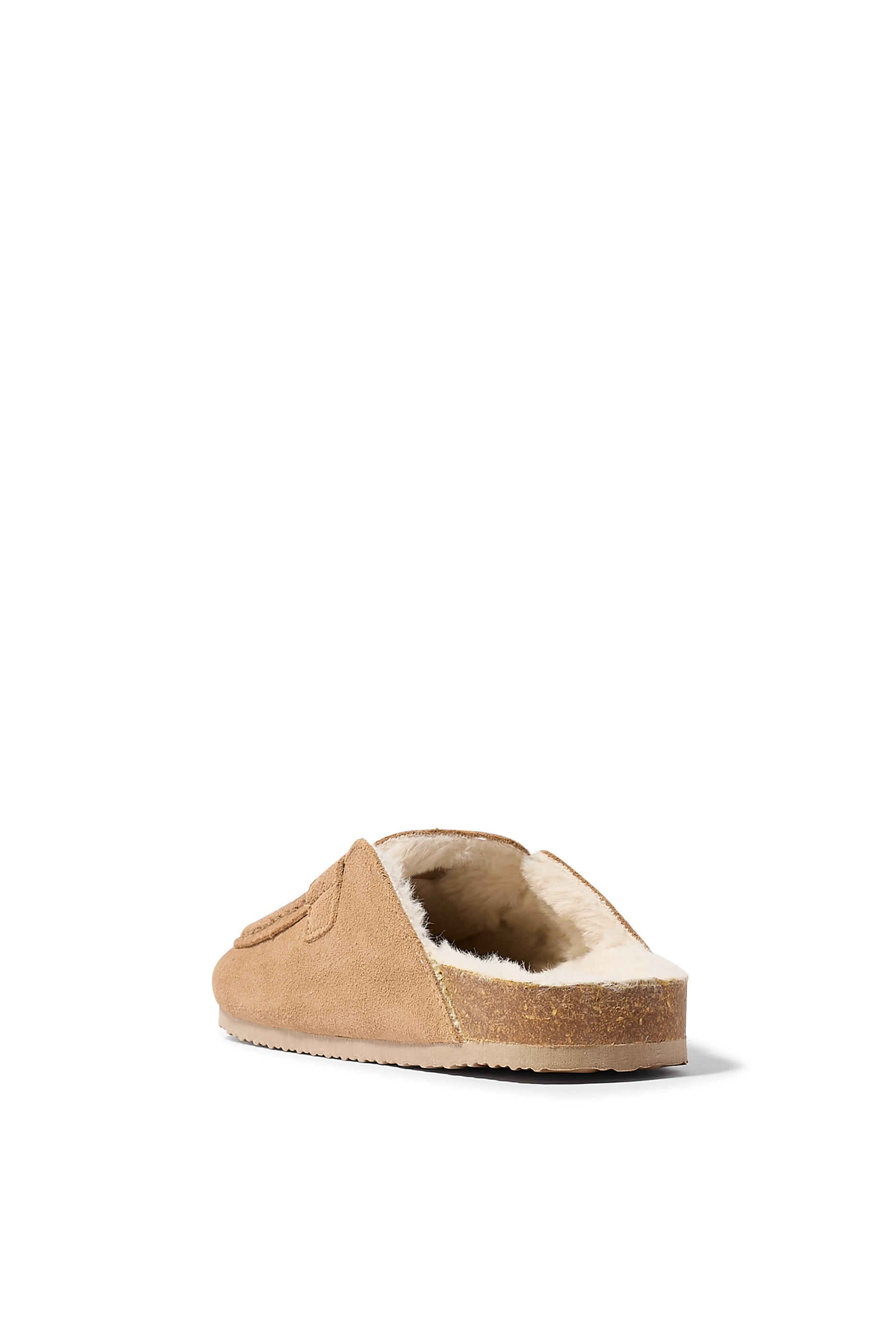 Suede Moccasin Corkbed Slippers