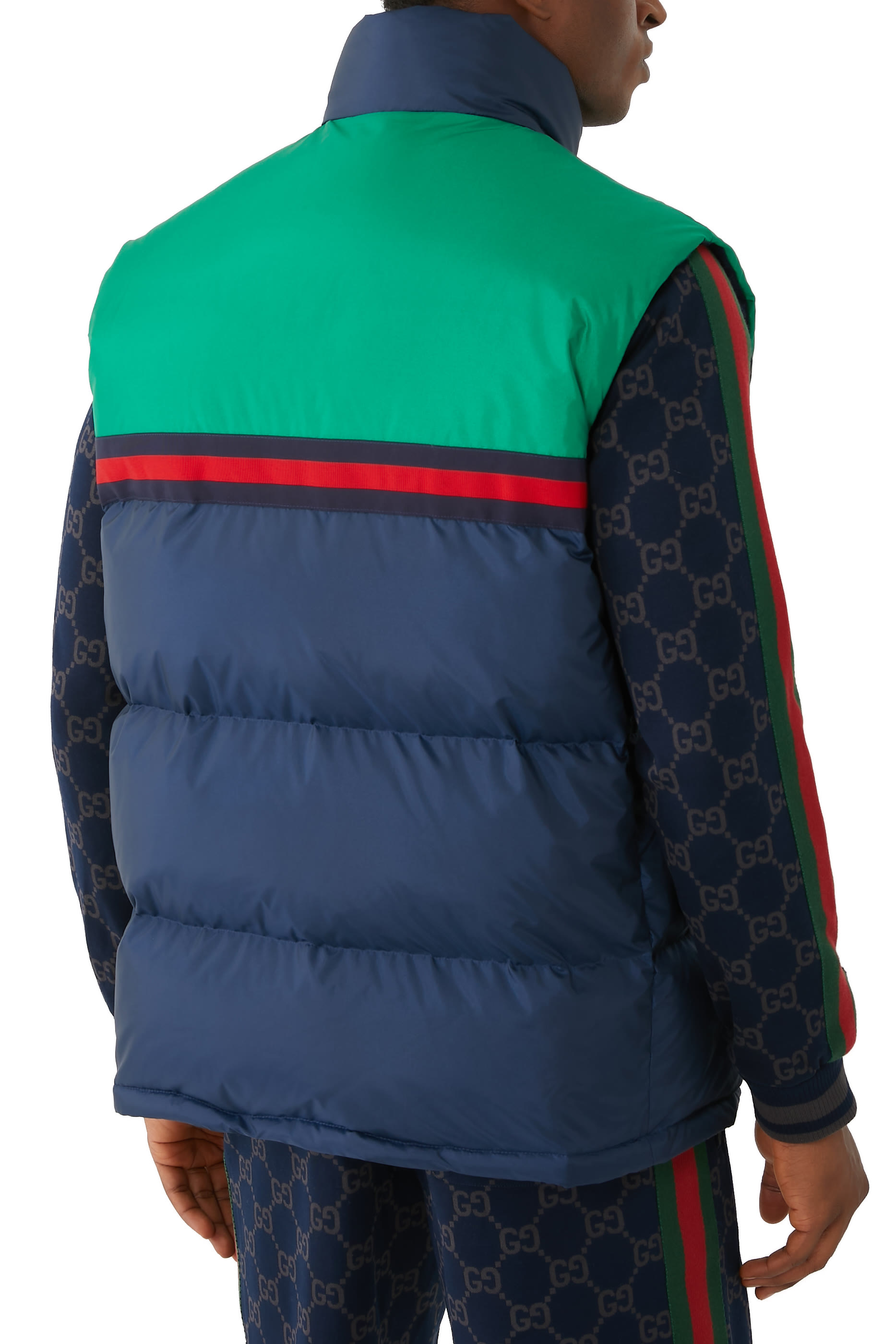 Nylon Satin Padded Gilet