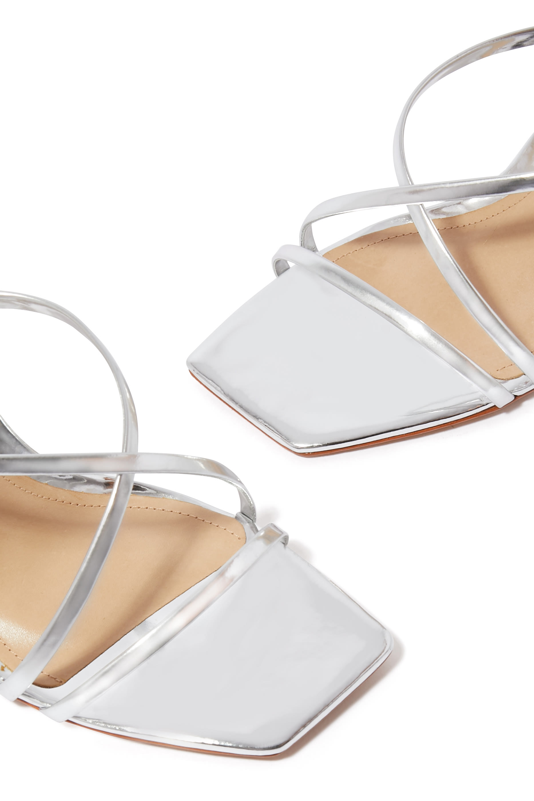 Bari 105 Strappy Metallic Sandals