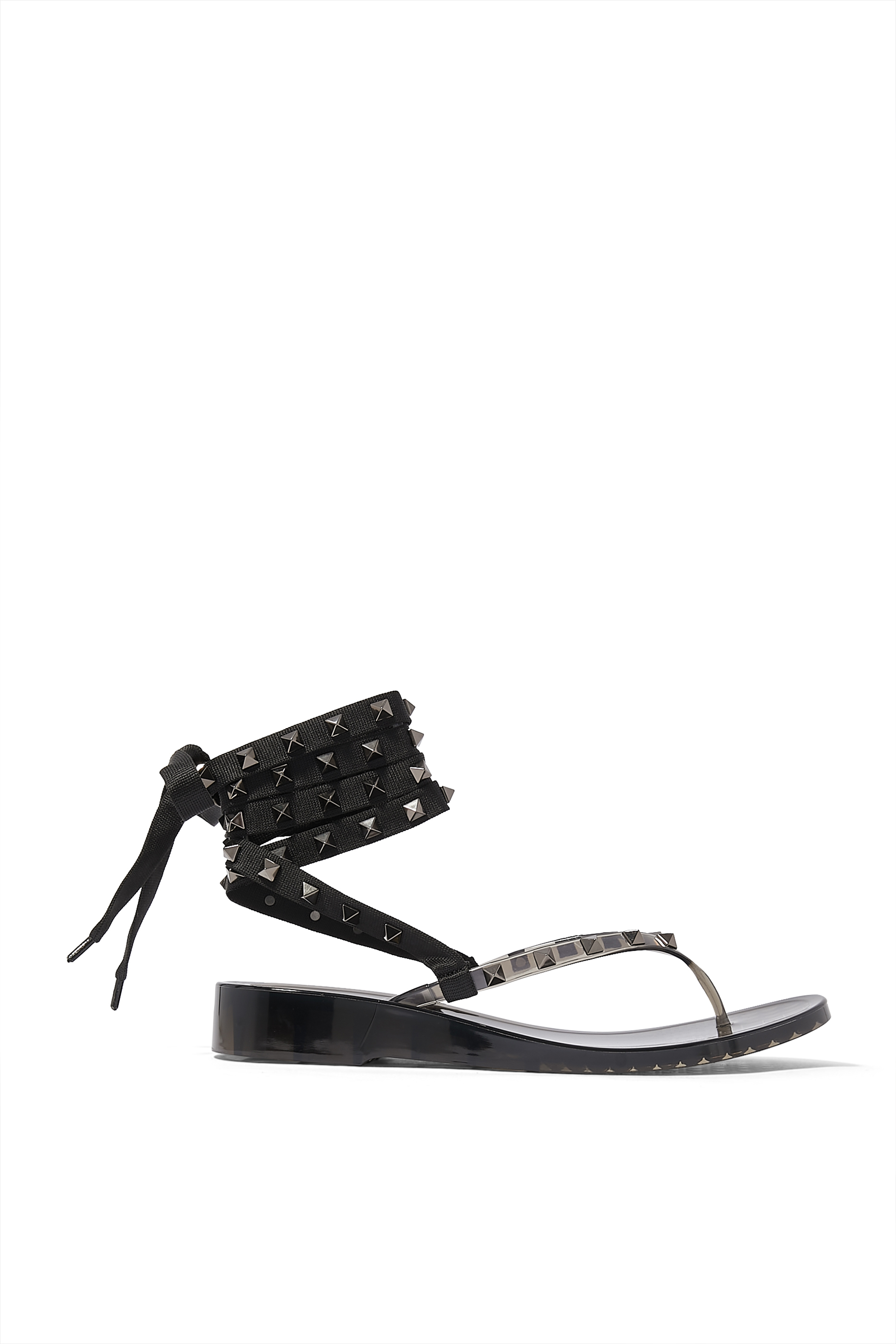 Rockstud PVC Wrap Sandals