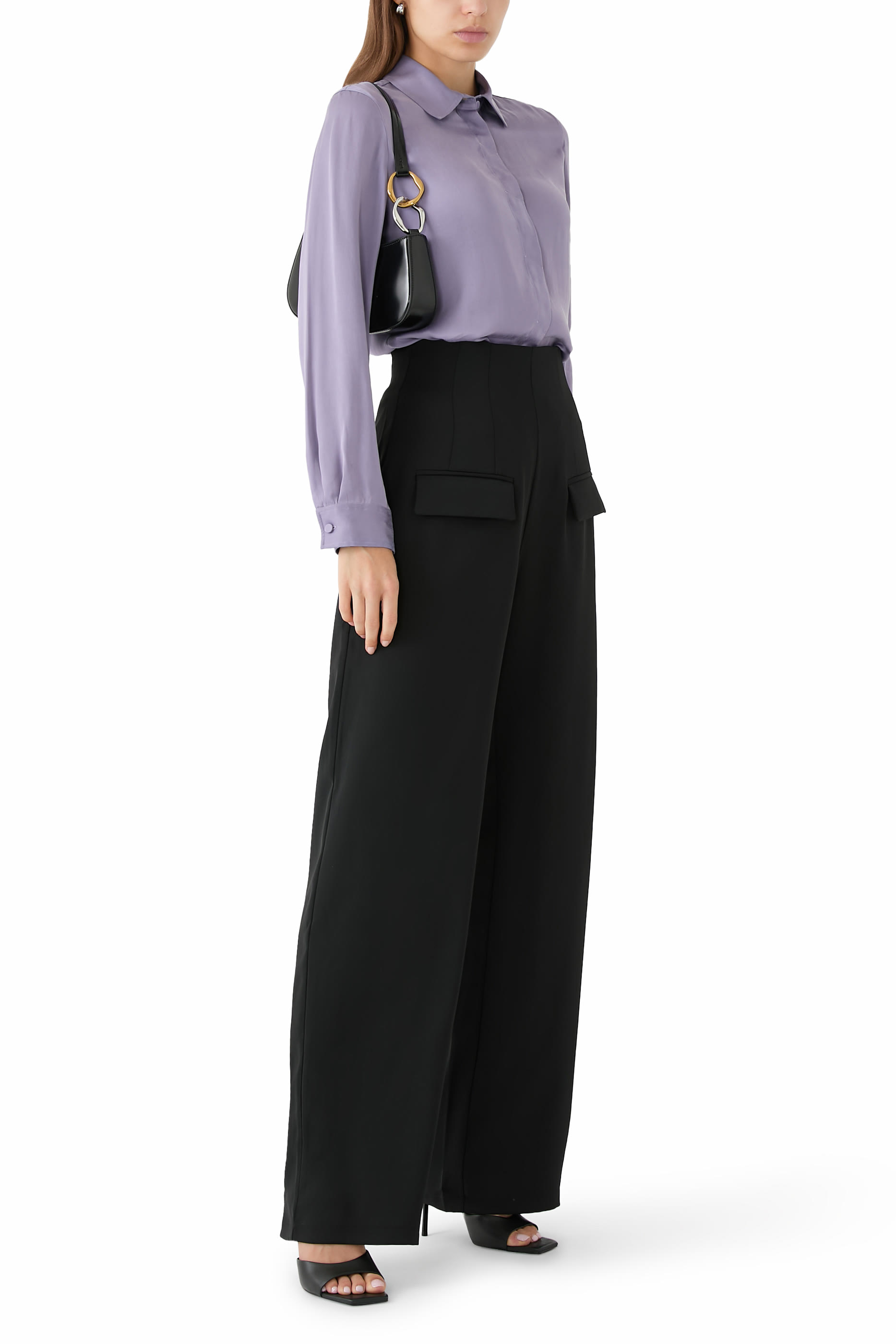 Underfly Buttons Long Sleeves Shirt