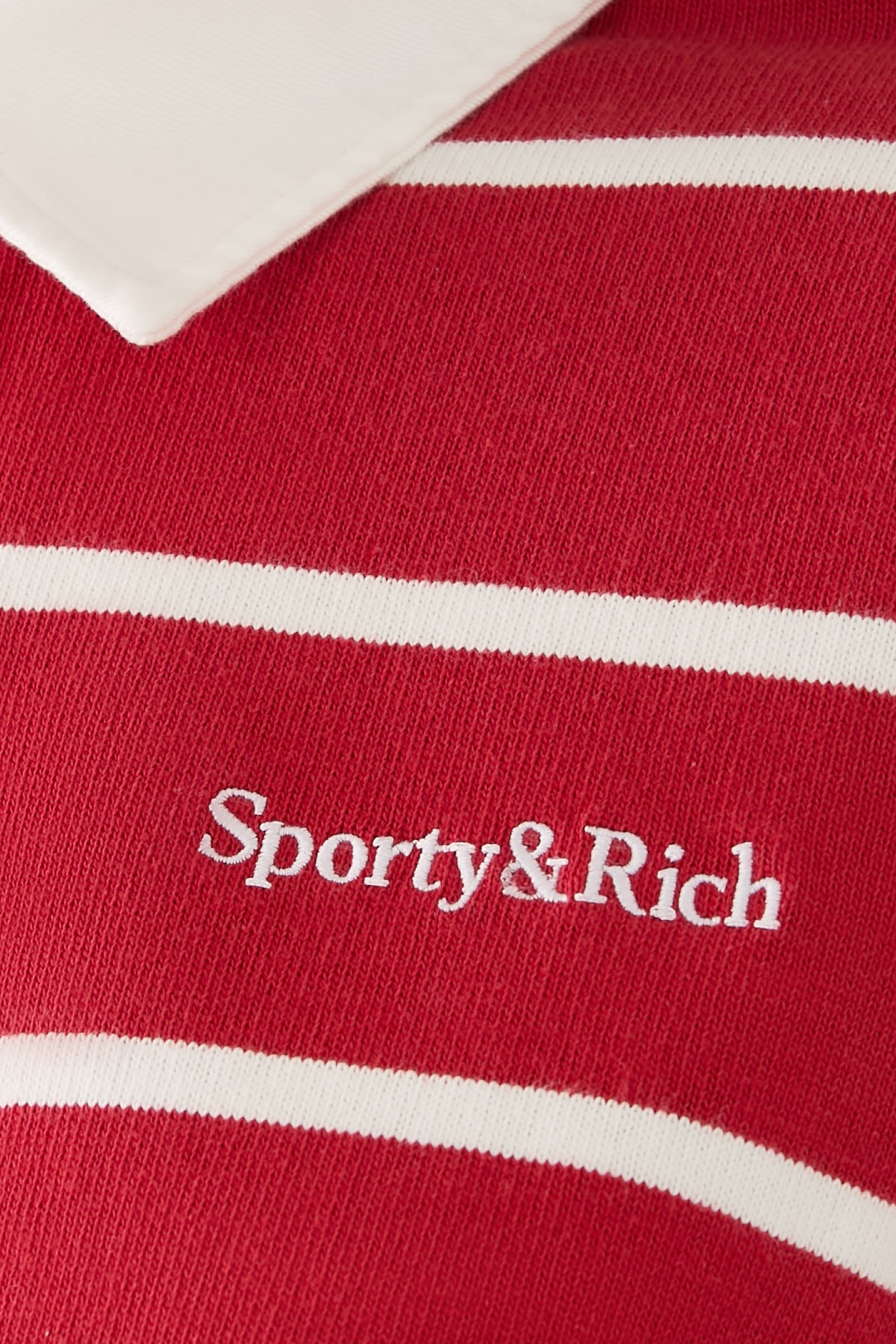 Serif Logo Crop Rugby Polo