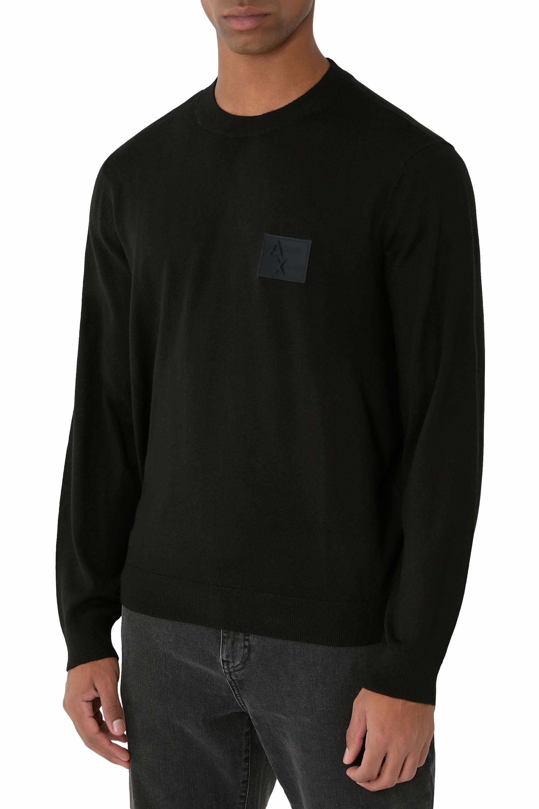 Logo Wool Blend Sweater