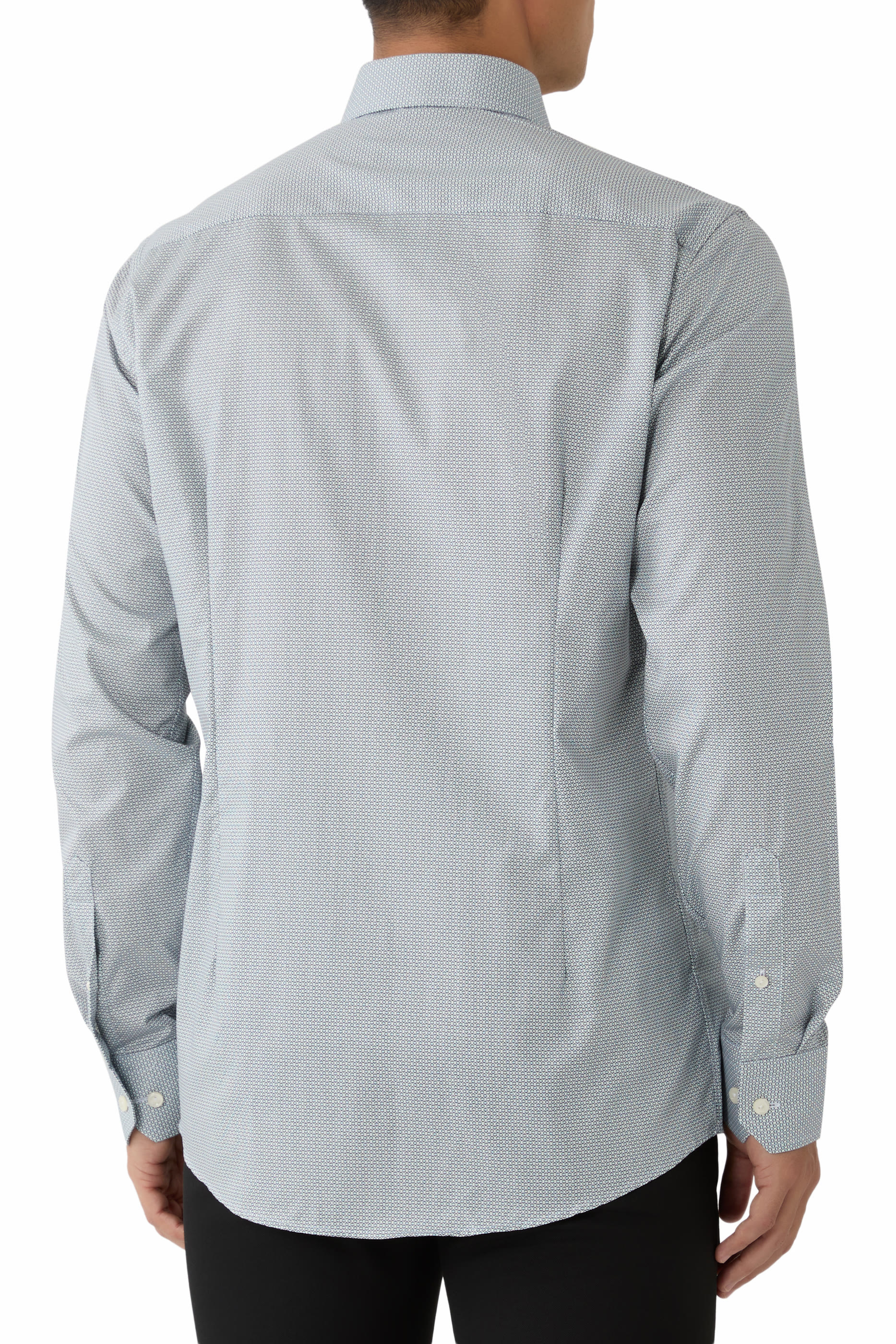 Geometric Signature Twill Shirt