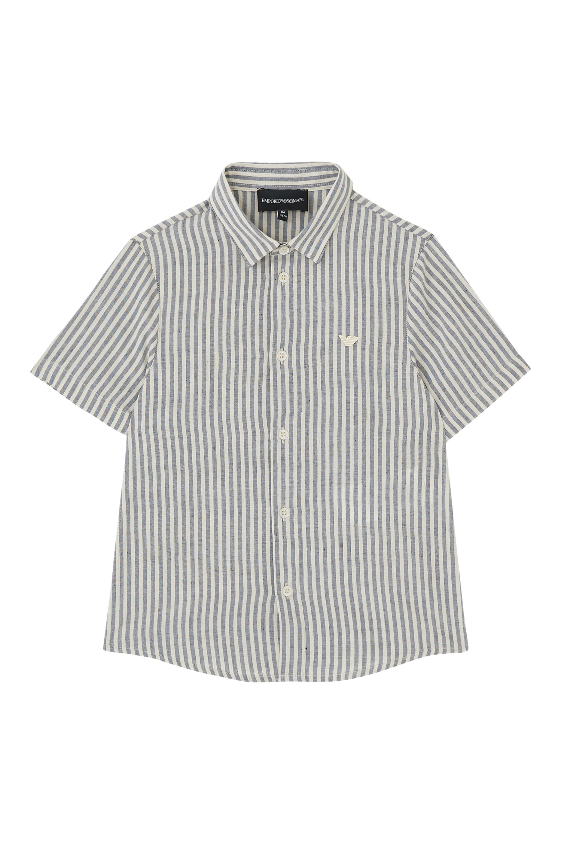 Kids Micro Eagle Striped Shirt