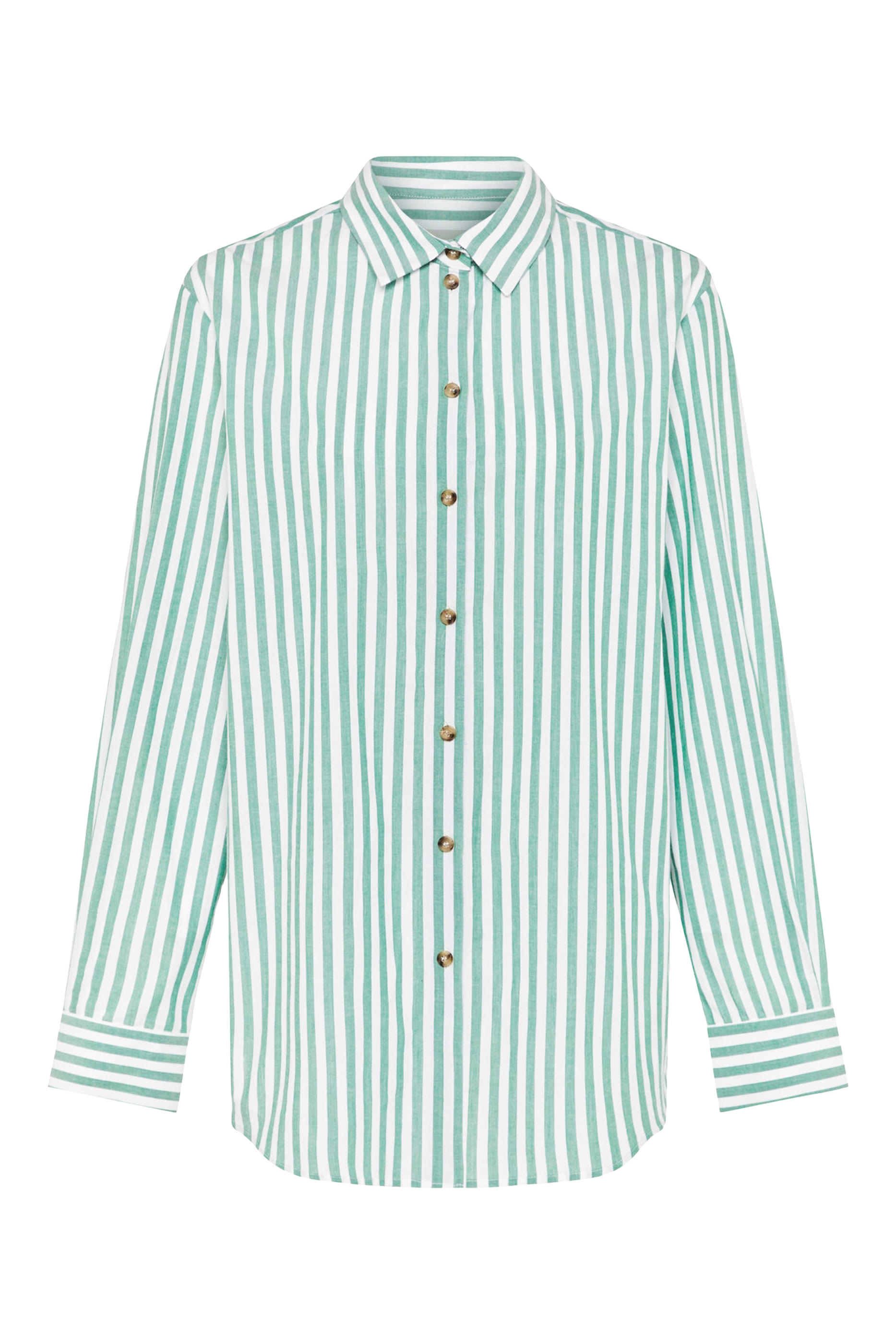 London Stripe Cotton Pajama Top