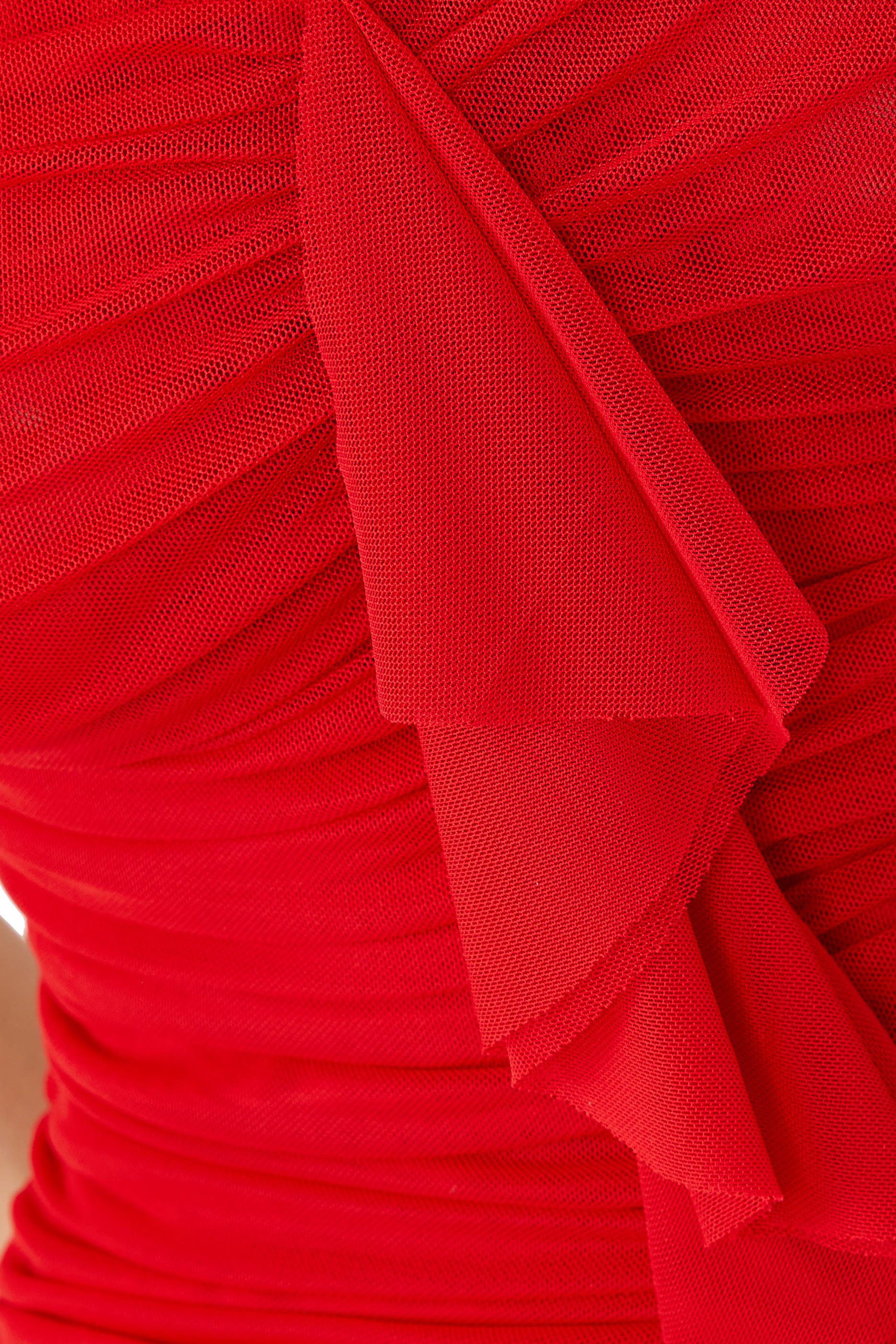 Ruched High-Neck Top