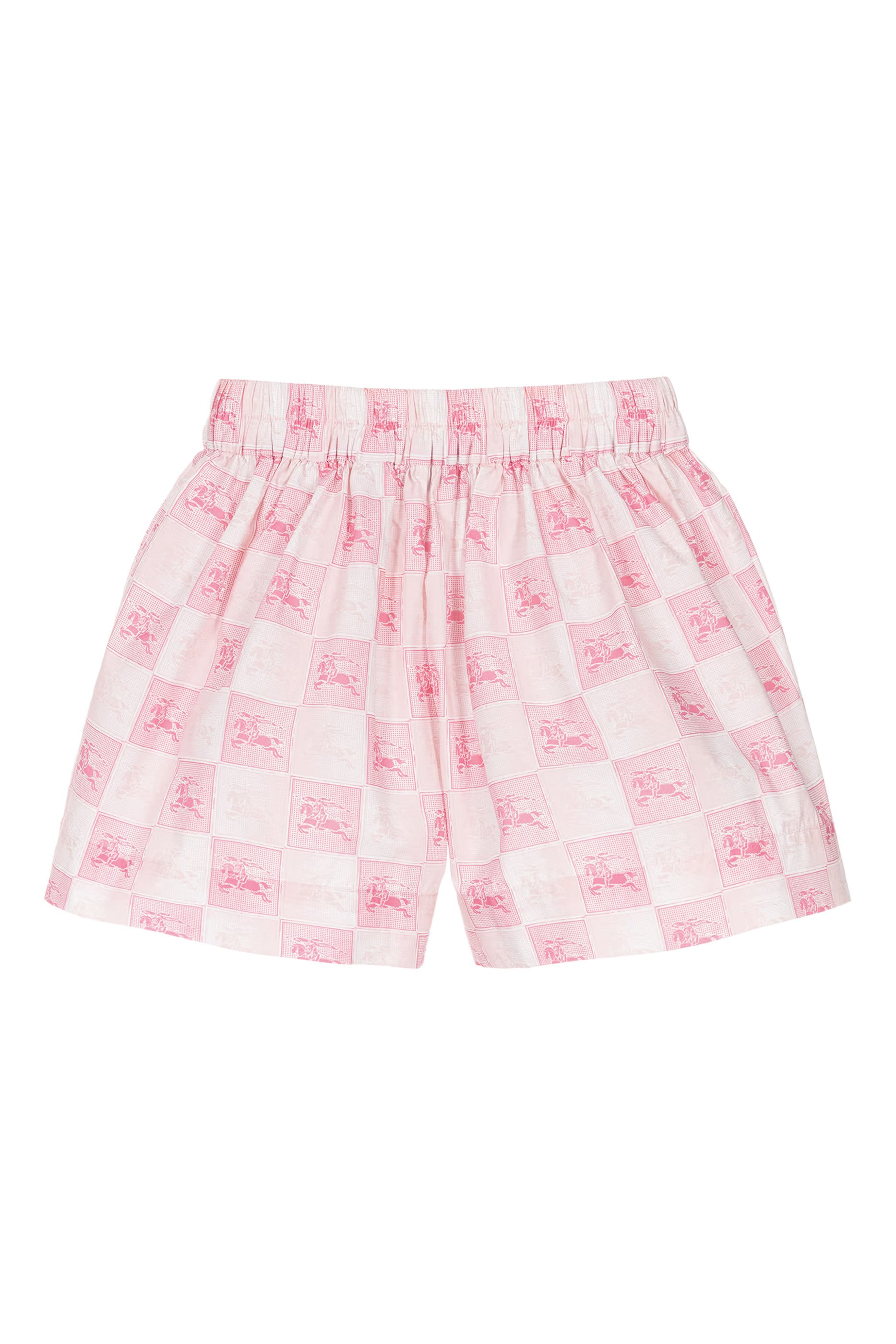 Kids EKD Checkerboard Cotton Shorts
