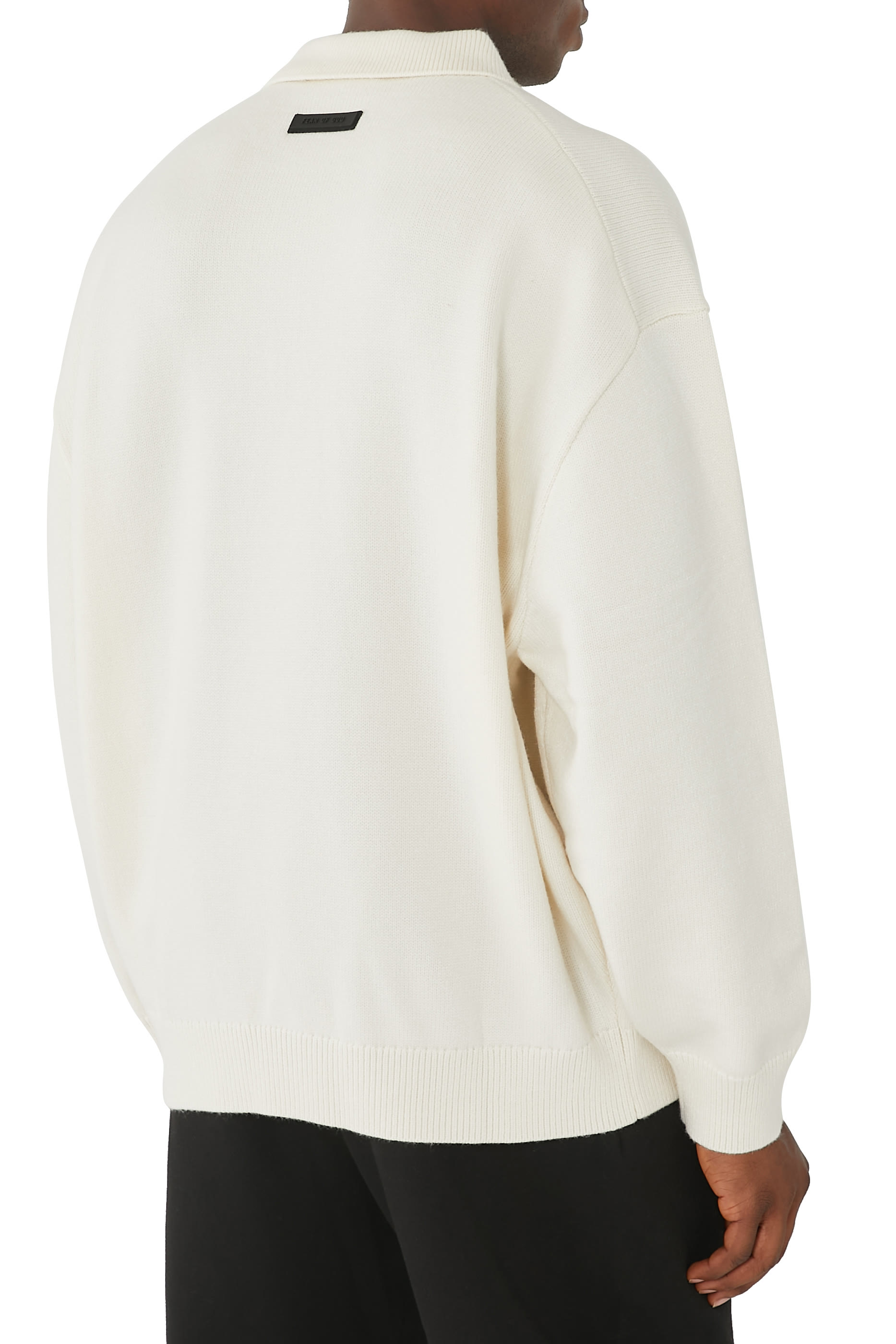 Essentials Knit Polo Sweater