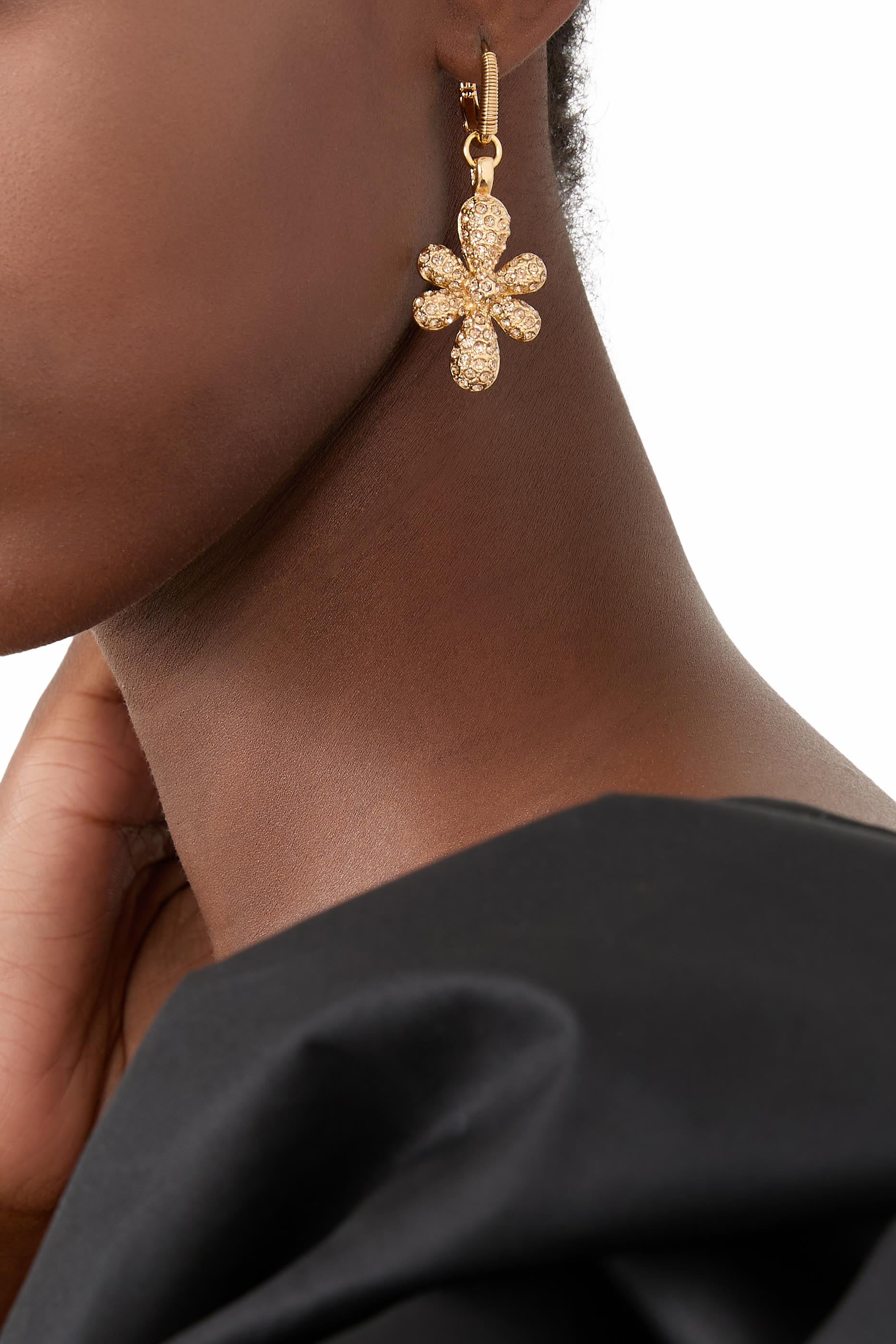 Tao Agapa Earrings, Gold-Plated Brass