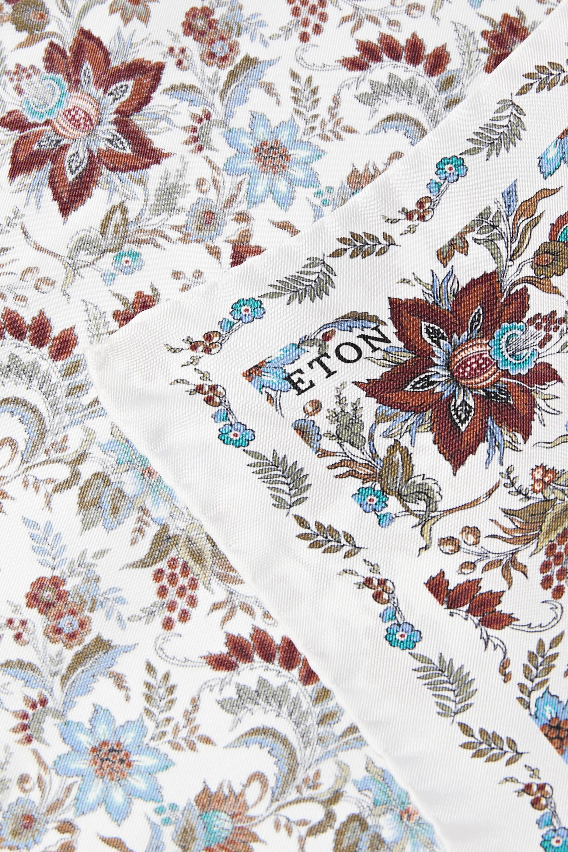 Multi-Floral Silk Pocket Square