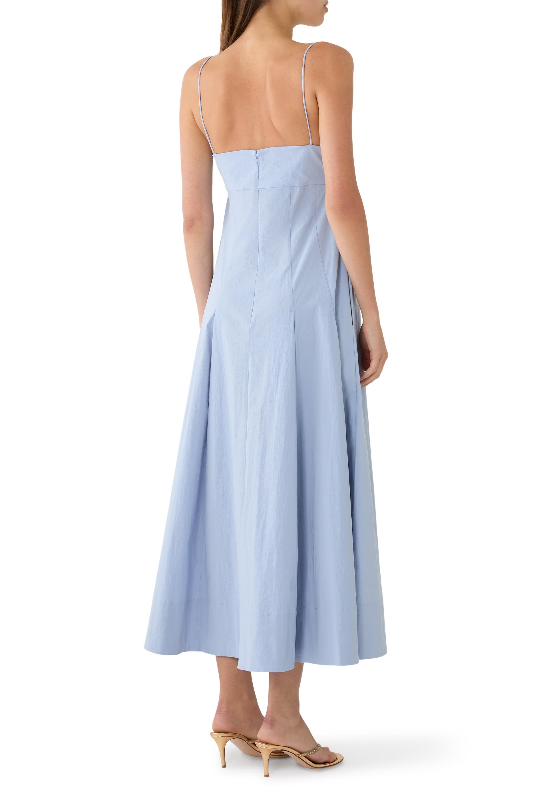 Everyday Cotton Pleat Dress