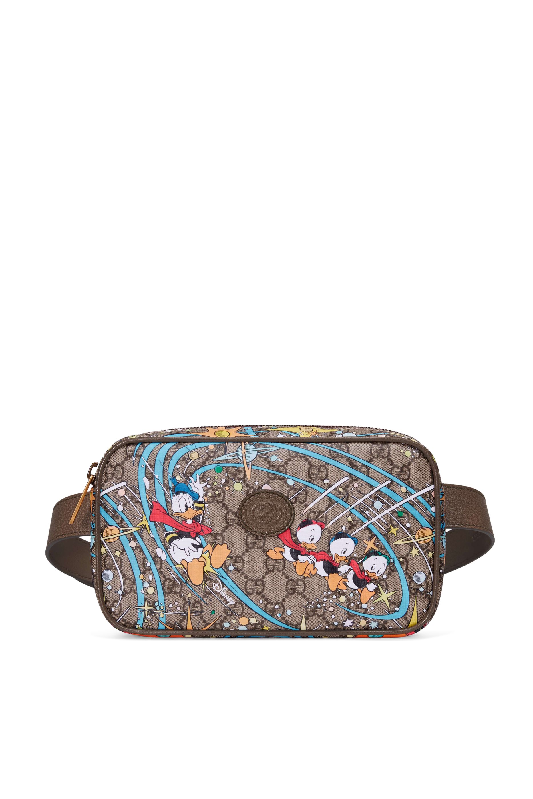 Disney X Gucci Donald Duck Print Belt Bag