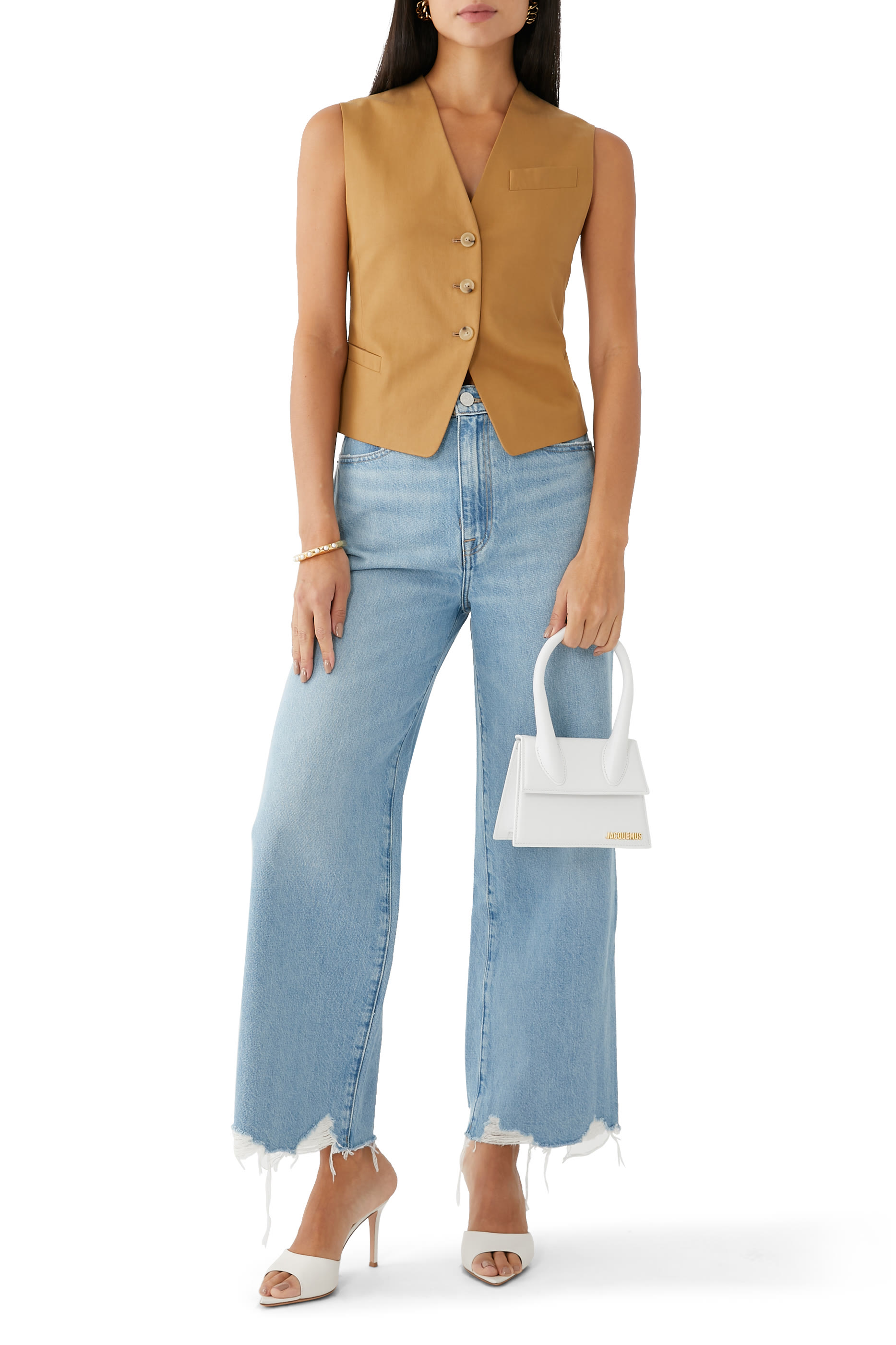 Le Jane Wide Crop Jeans