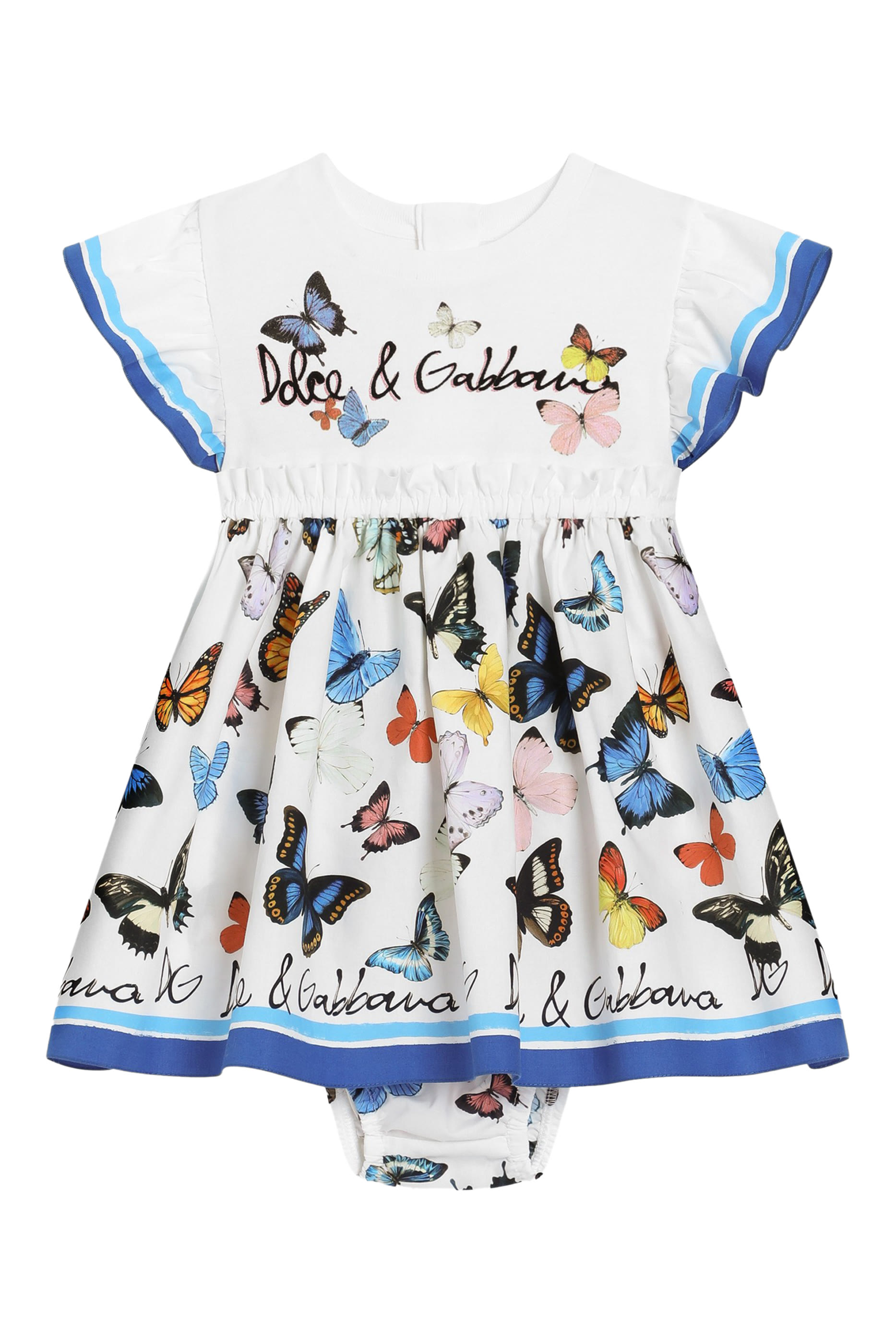 Kids All-Over Butterfly Print Dress