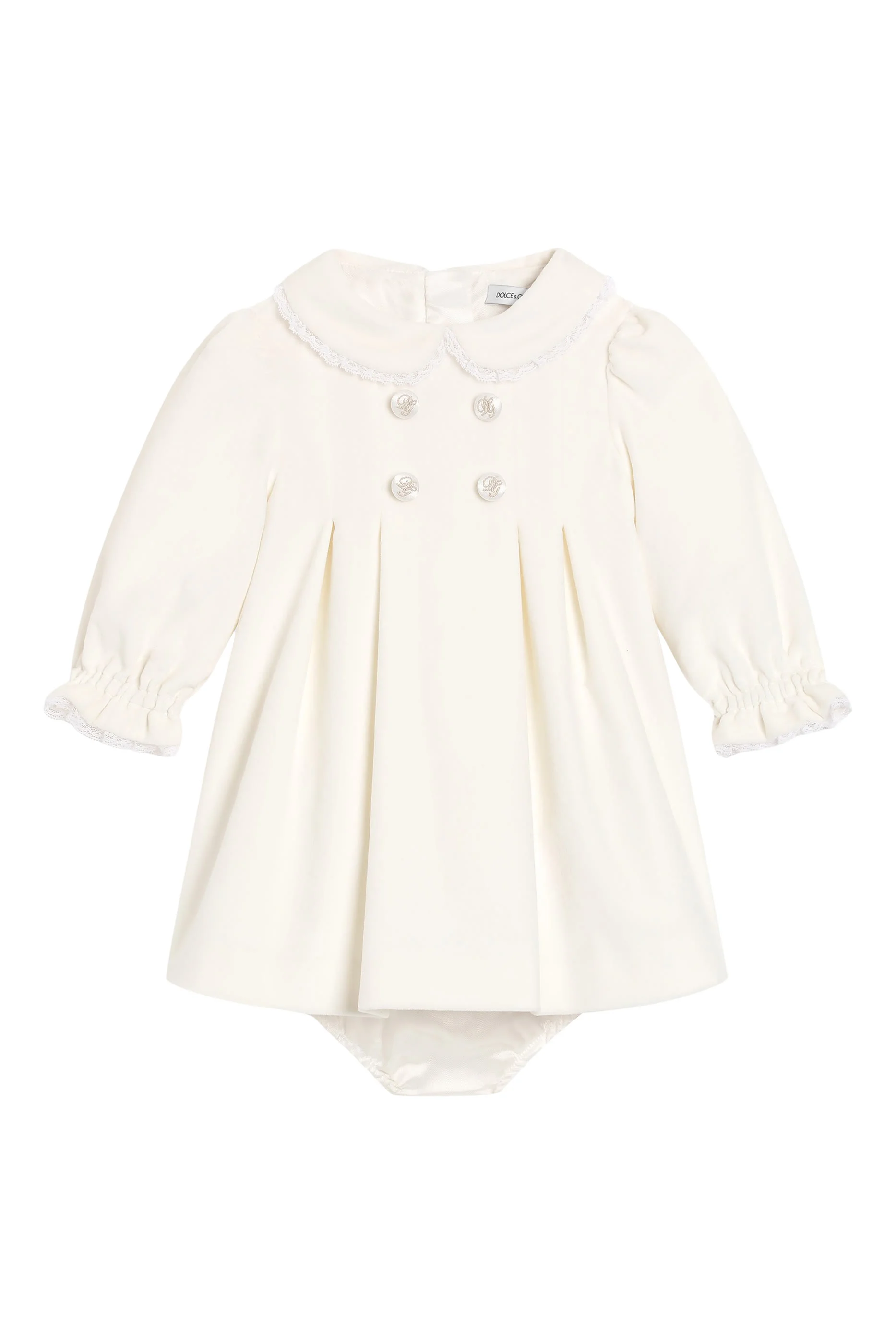 Kids Smooth Velvet Culottes Dress