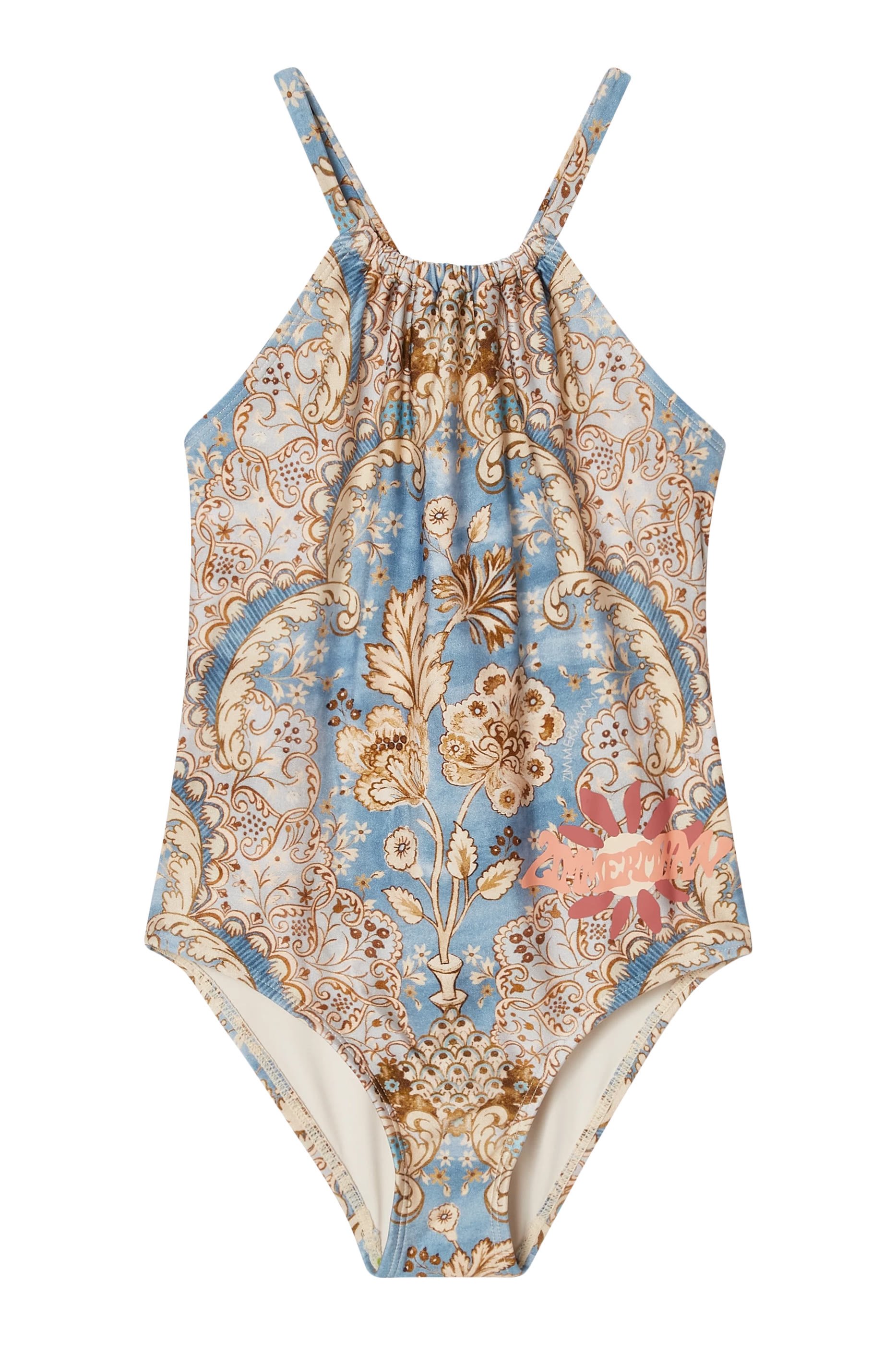 Kids Daylight Gathered One-Piece Swimsuit