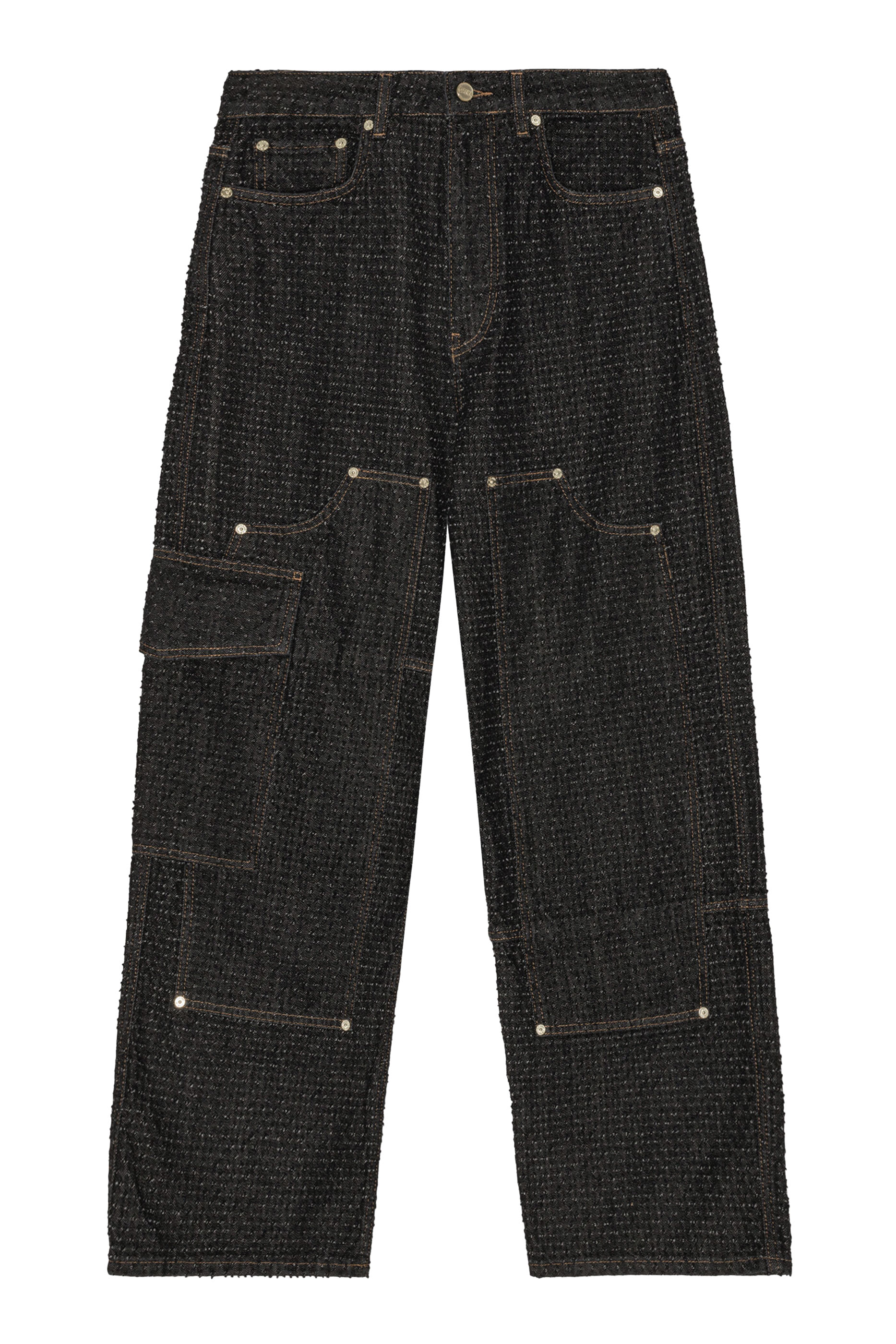 Fluffy Denim Carpenter Jeans