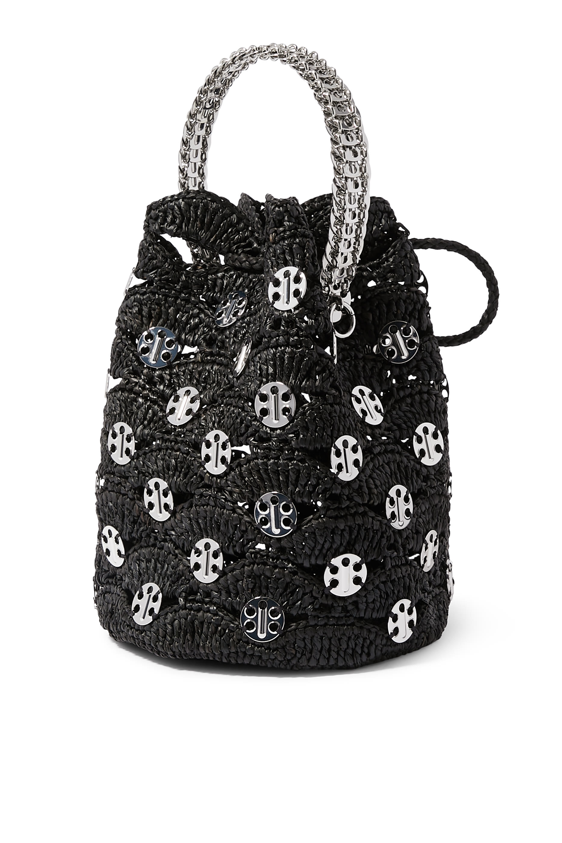 Raffia Bucket Bag