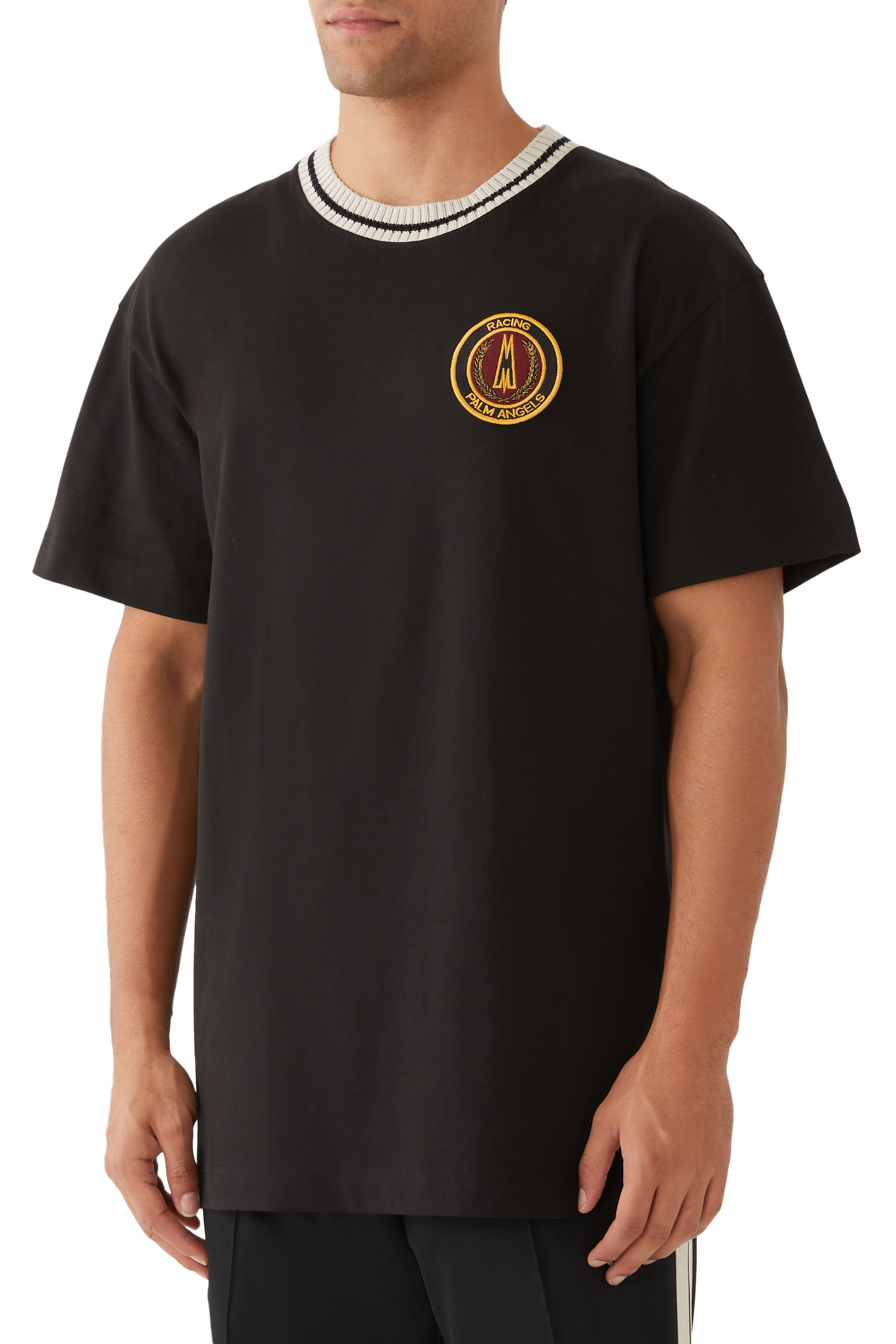 Racing-Inspired Patch T-Shirt