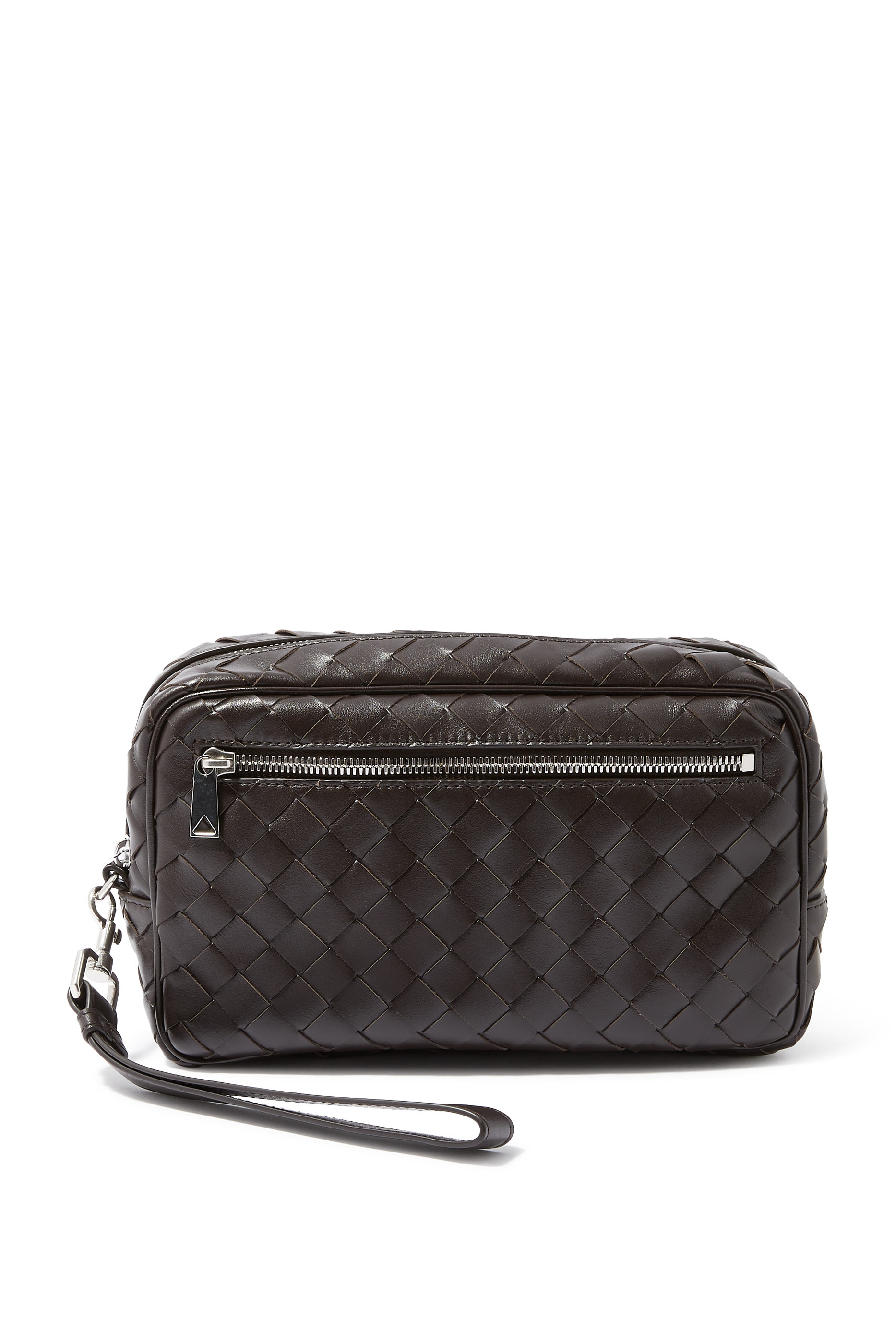 Intrecciato Pouch With Wristlet