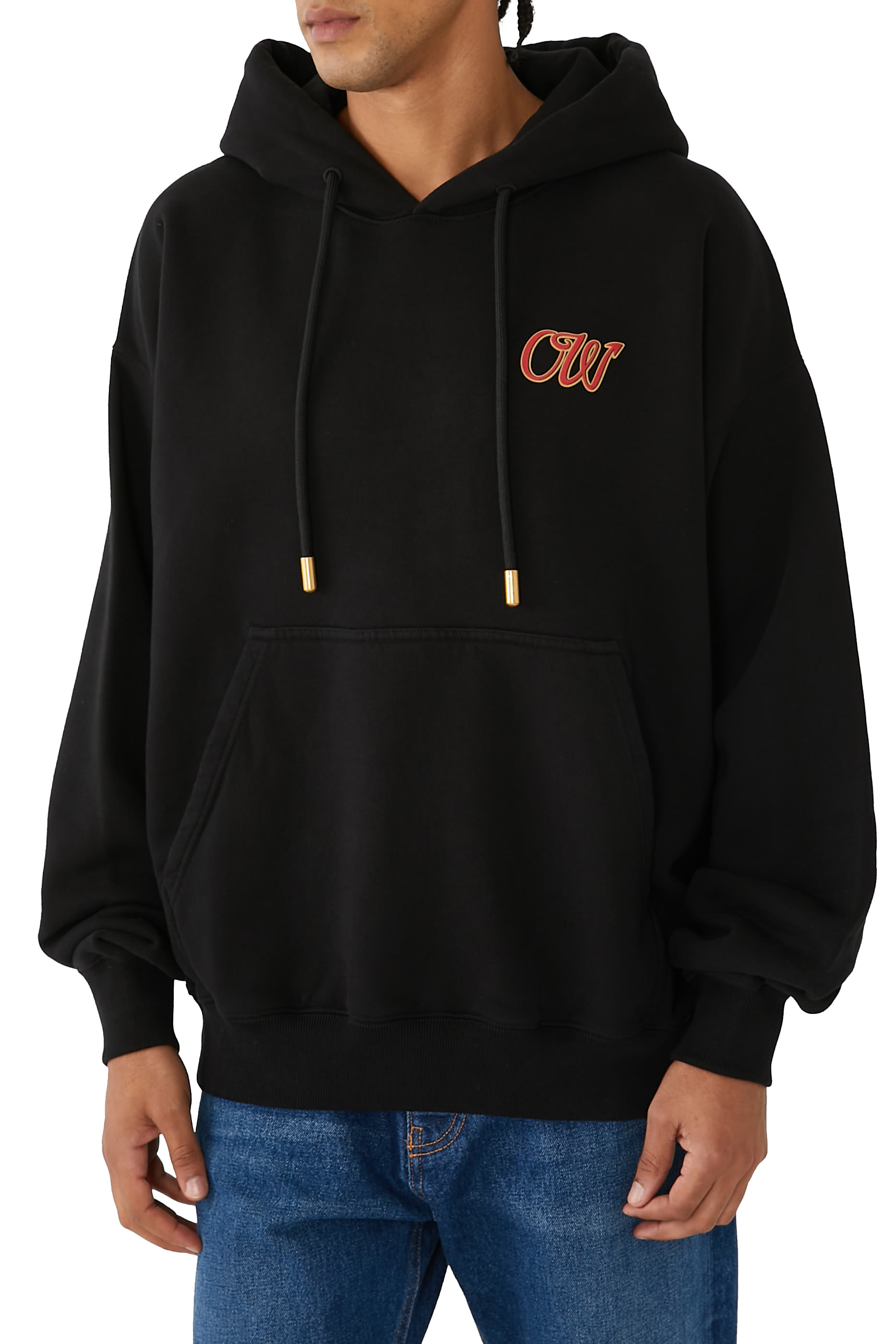 OW x A.C Milan Jersey Hoodie
