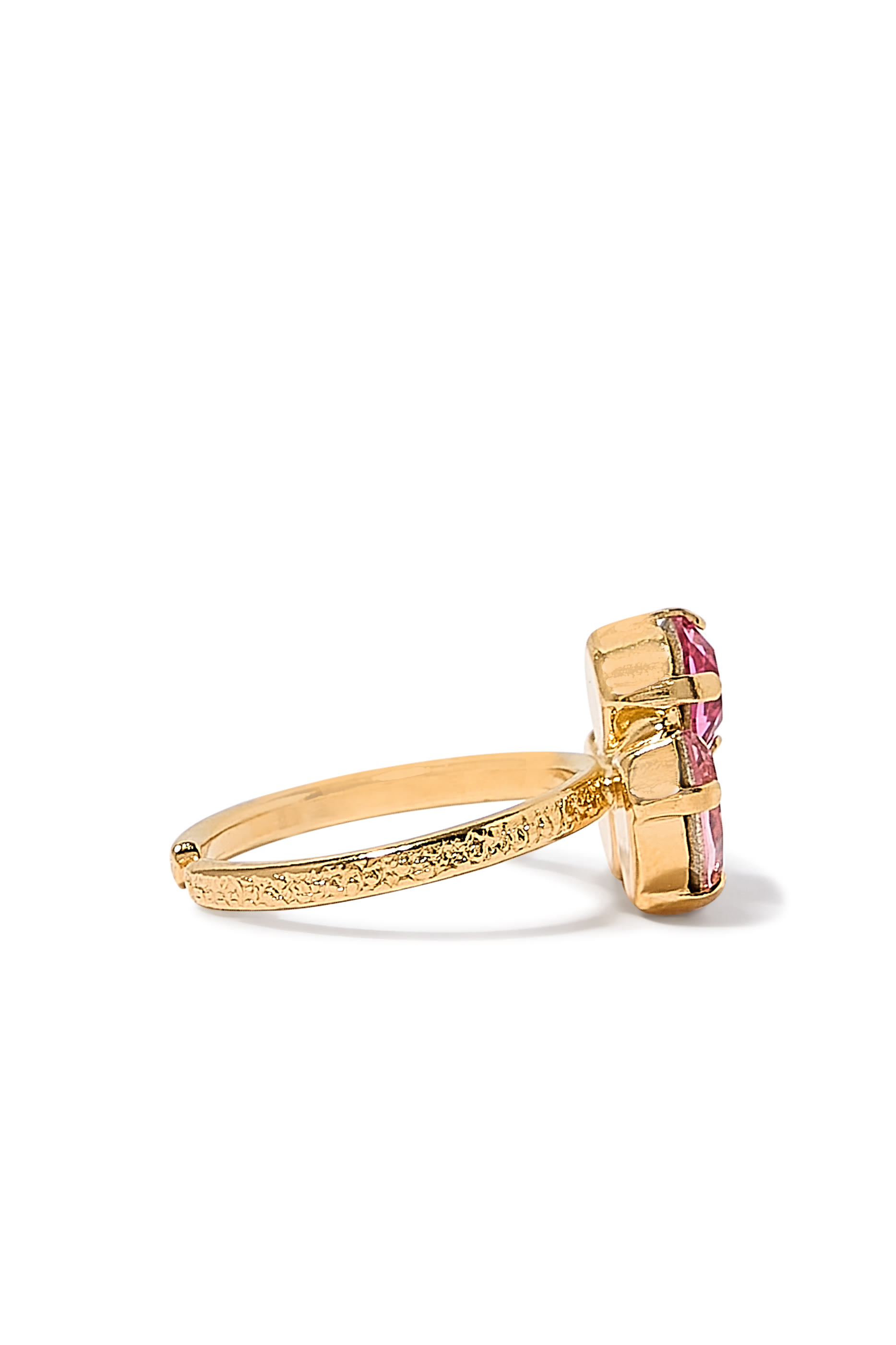 Ana Ring, 18K Gold-Plated Brass