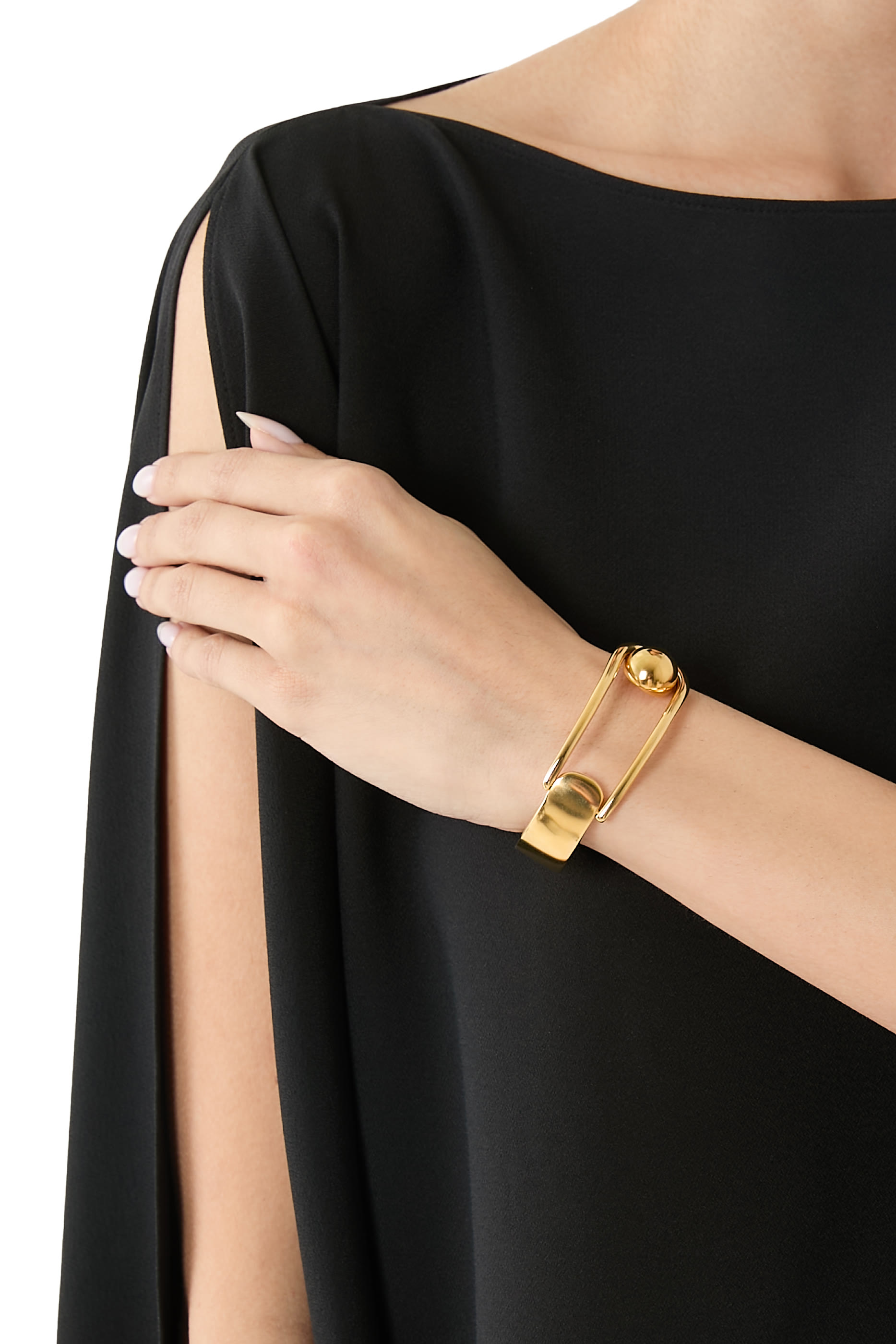 Boucle Bracelet, 24K Gold Plated Brass