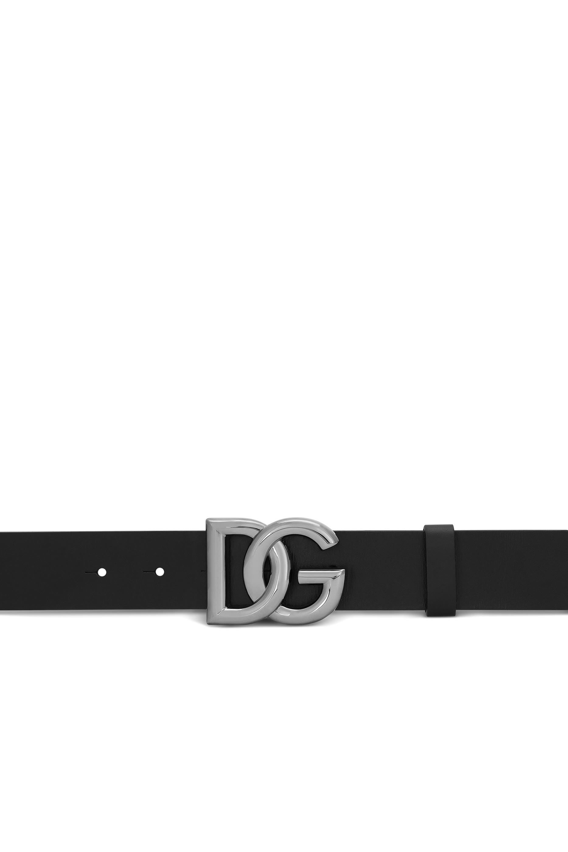 Leather Belt with DG Logo