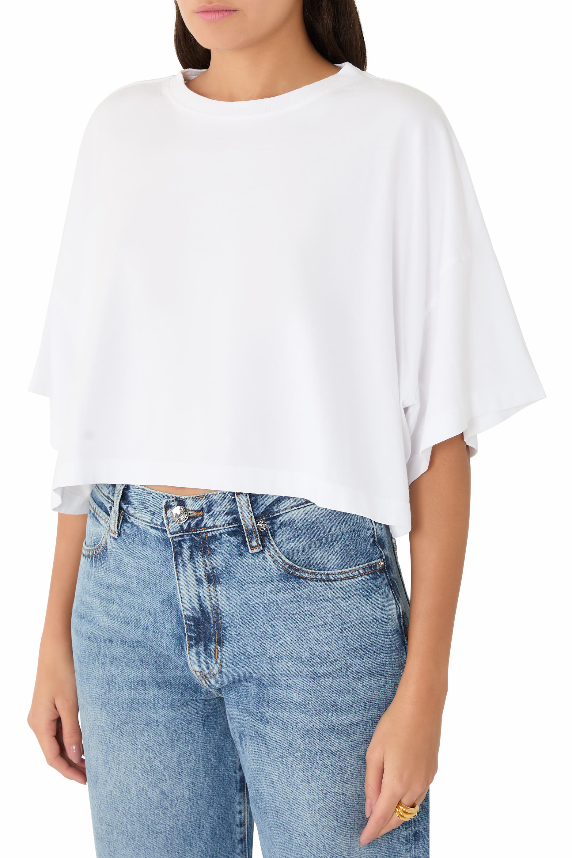 Arli Oversized Cropped T-shirt