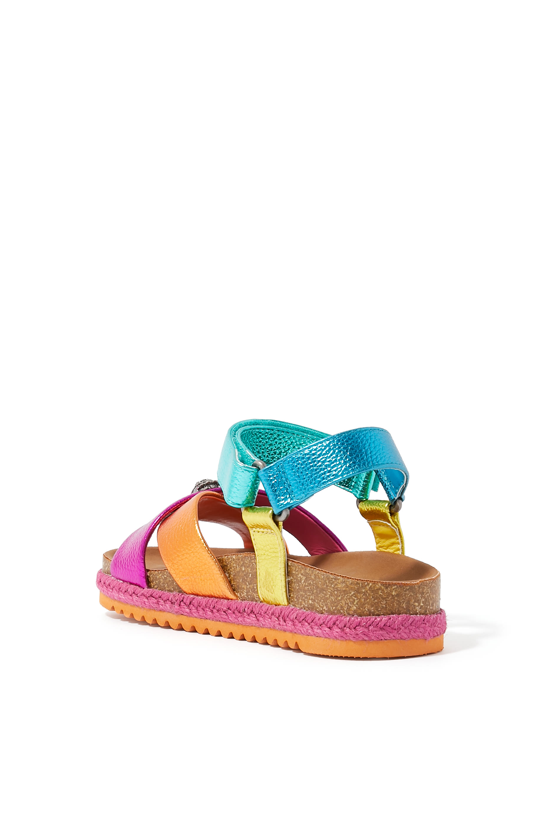 Kids Mini Kensington Espadrille Leather Sandals