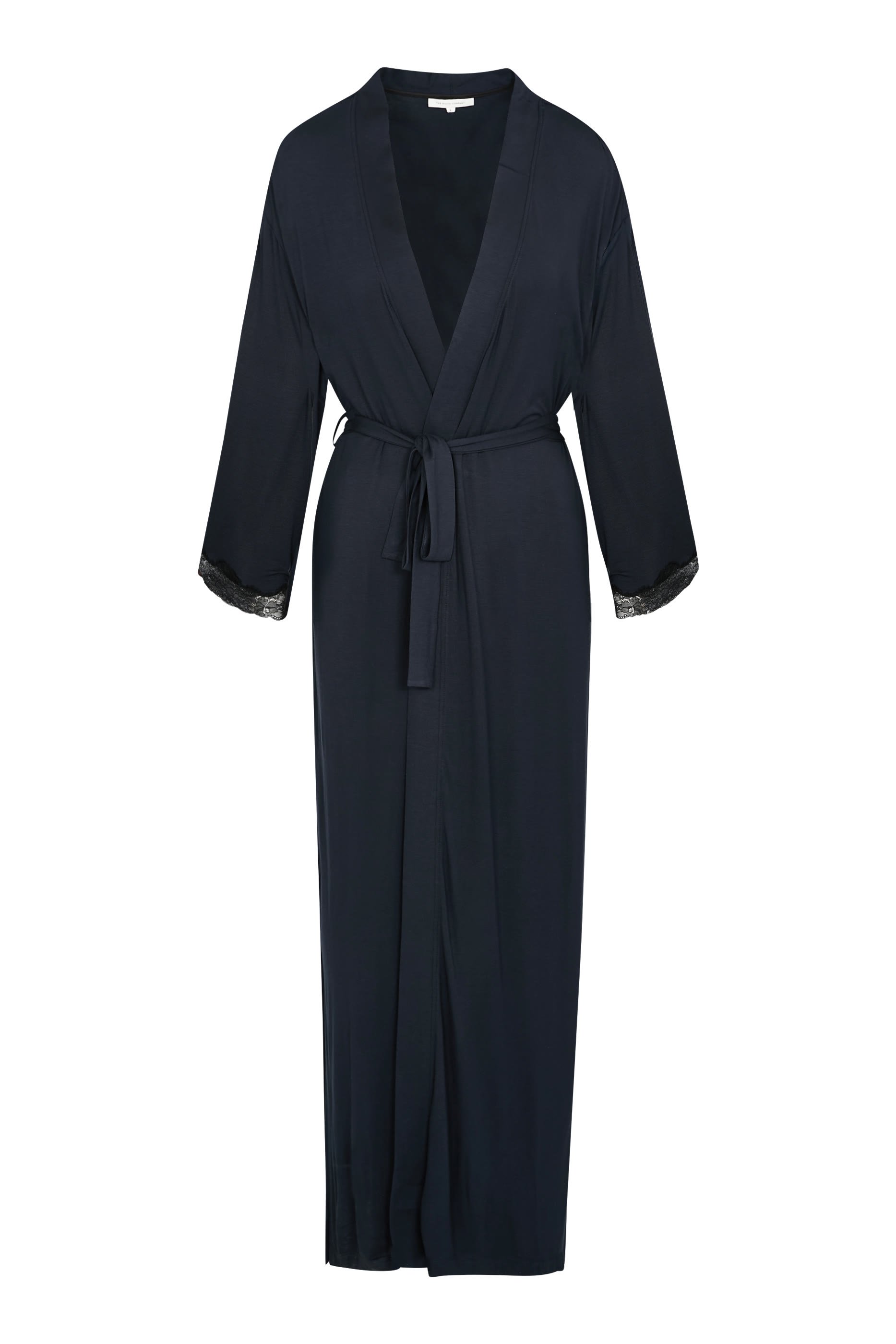  Jersey Lace Detail Maxi Robe 