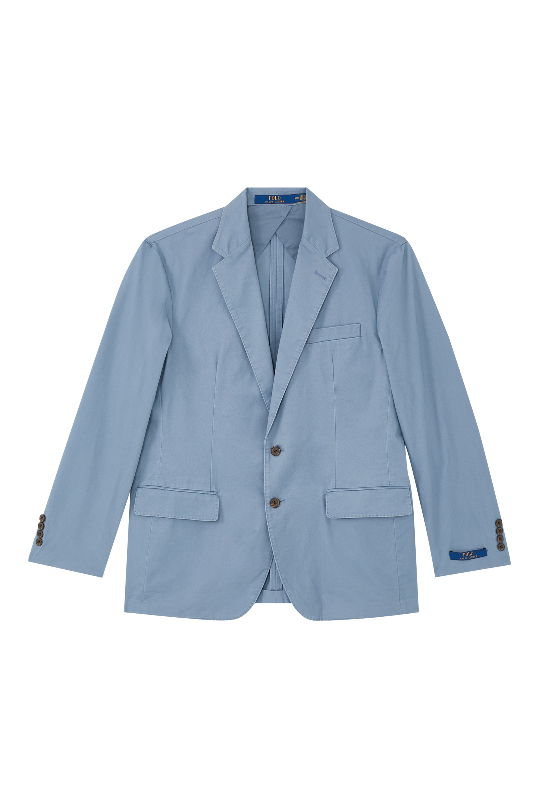 Slim-Fit Cotton Blend Blazer