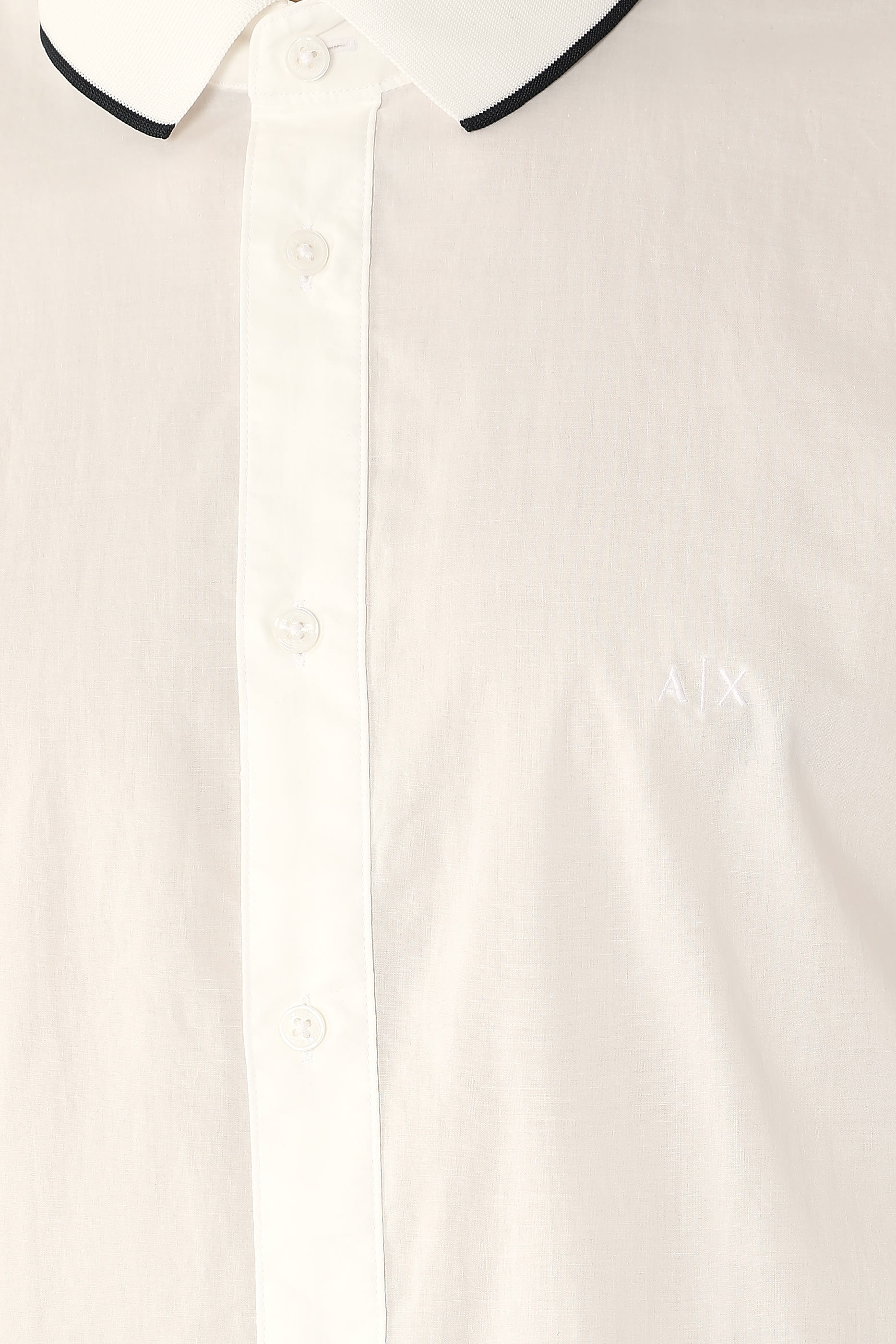 AX Logo Rib Details Shirt