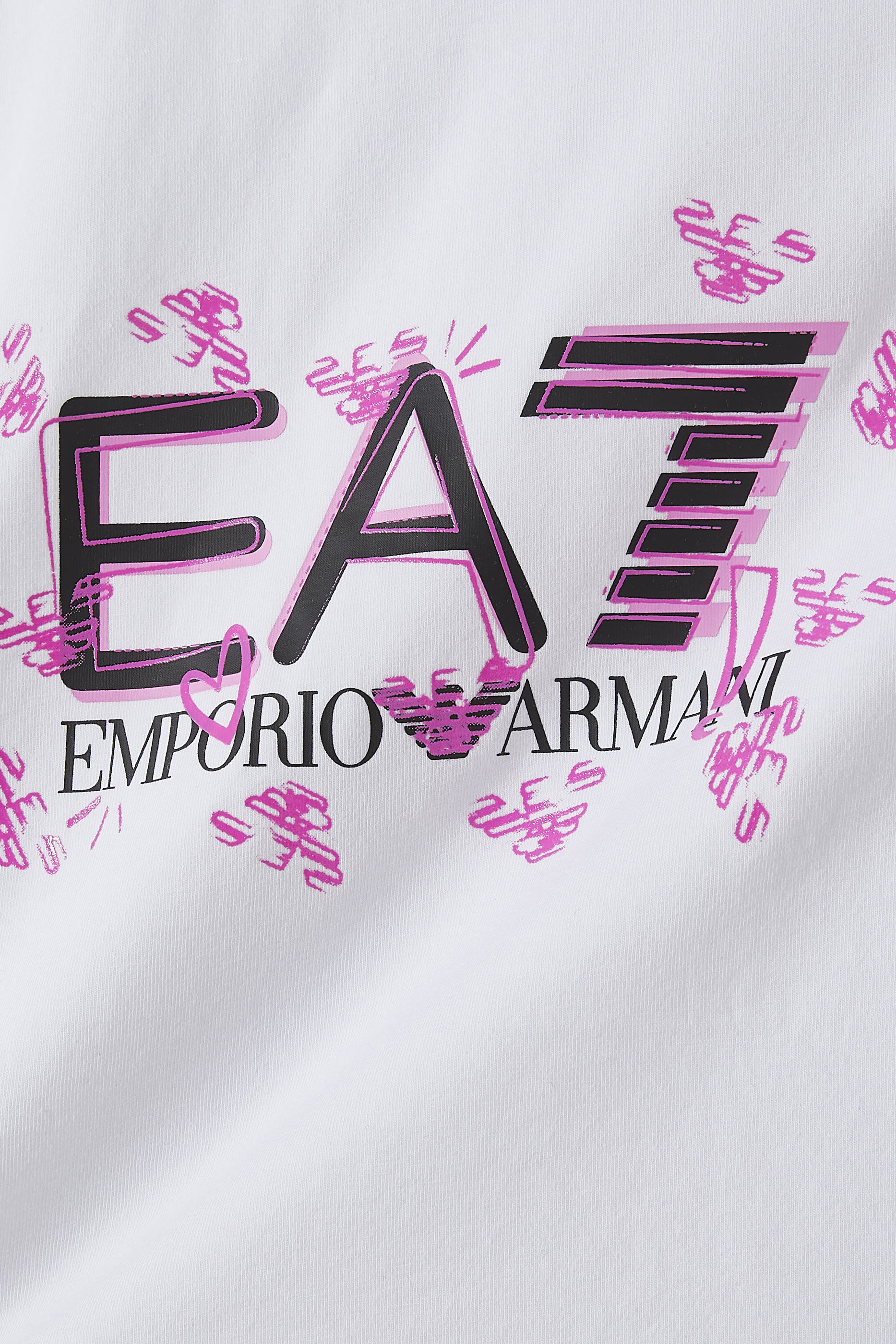 Kids EA7 Logo T-Shirt