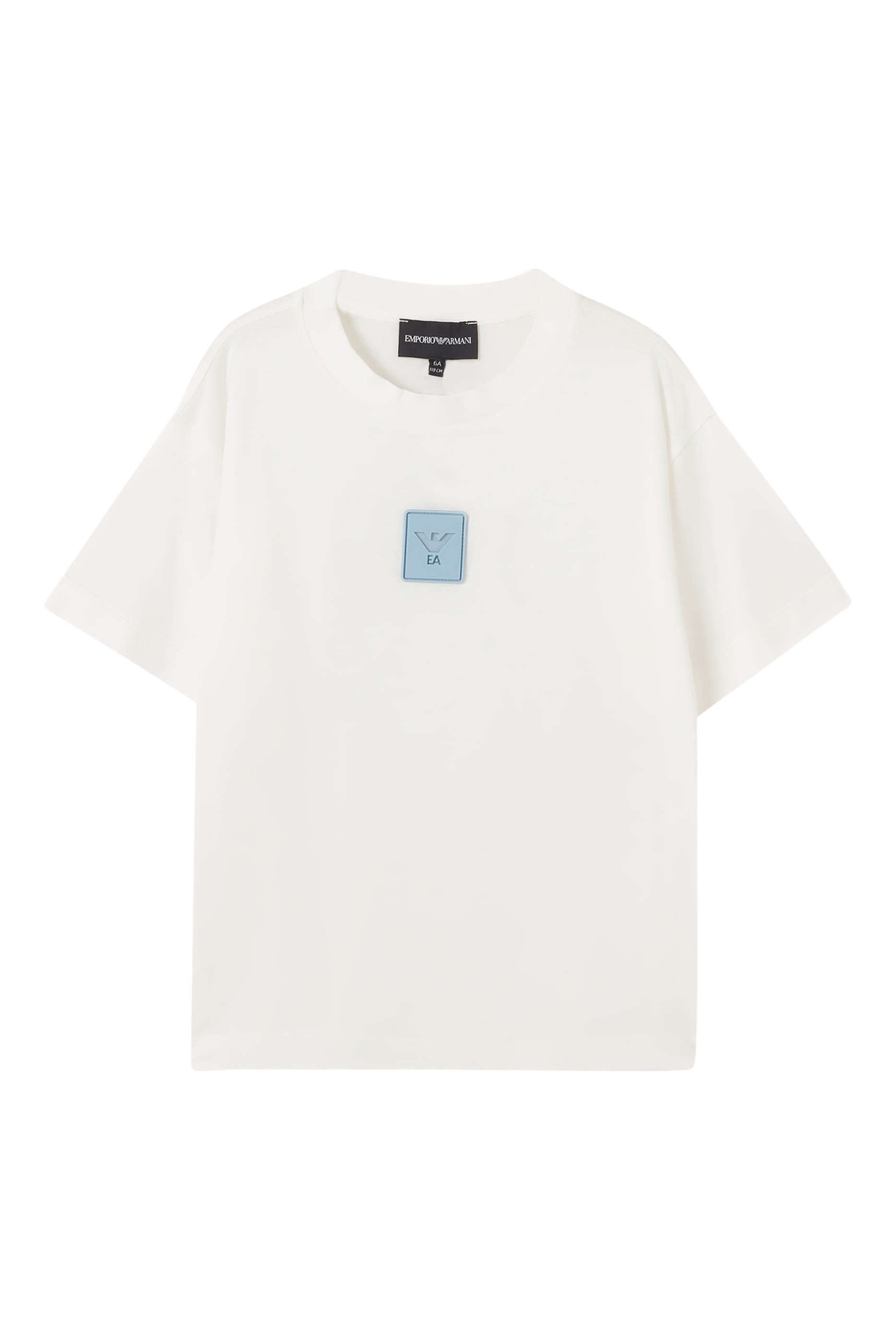 Kids Eagle Logo Patch Detail T-Shirt