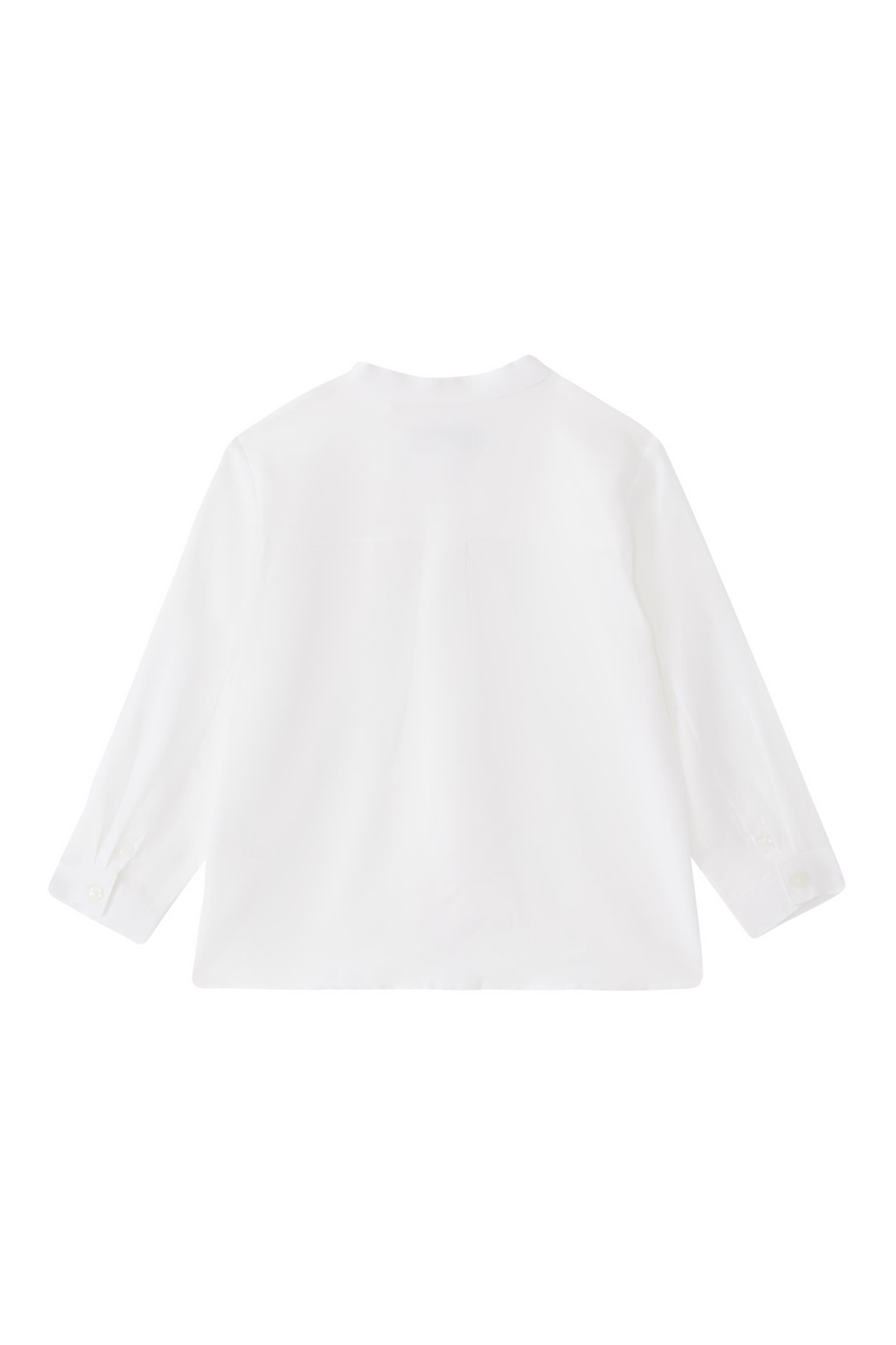 Kids Linen Moa Collar Shirt