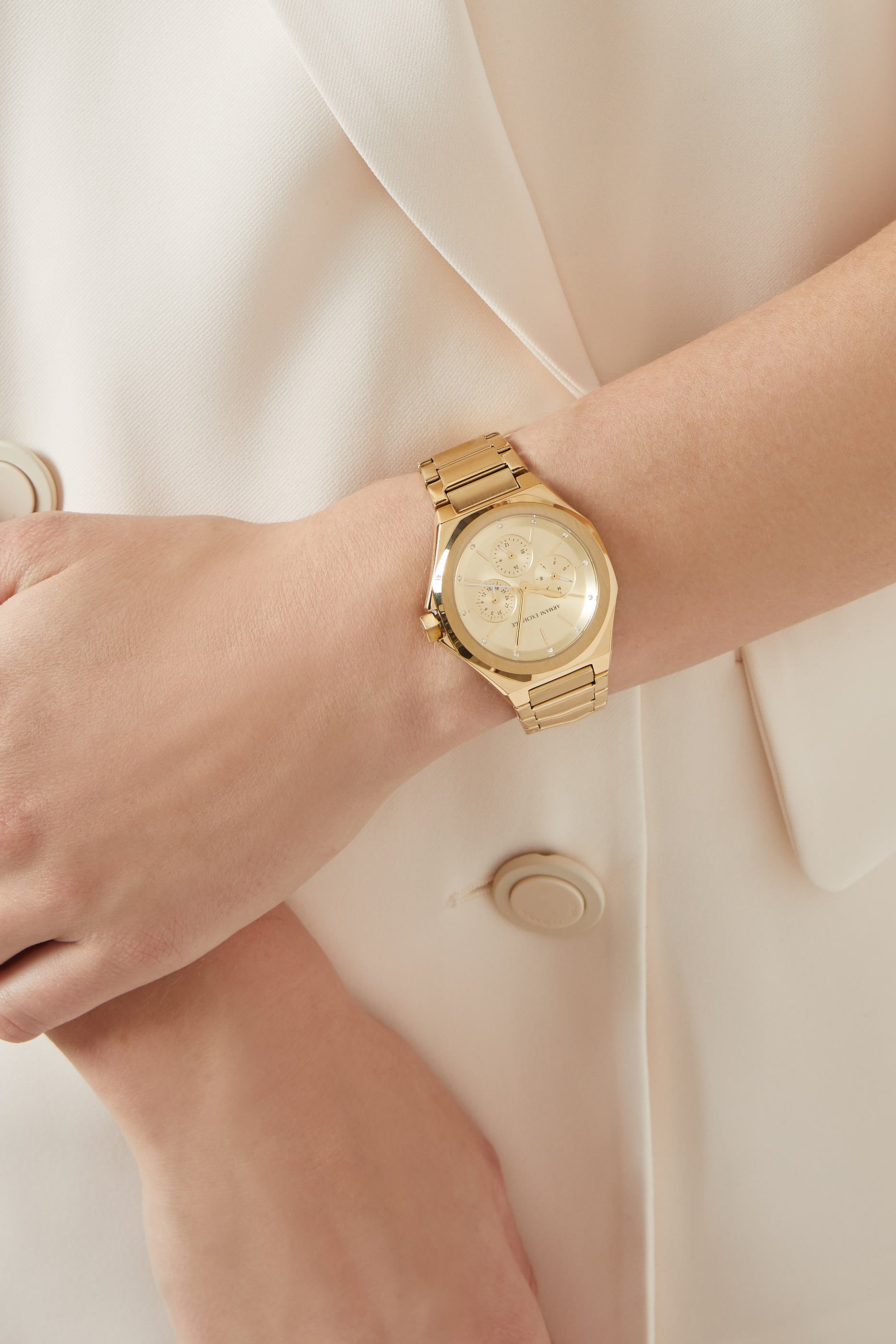 Multifunction Stainless Steel Watch