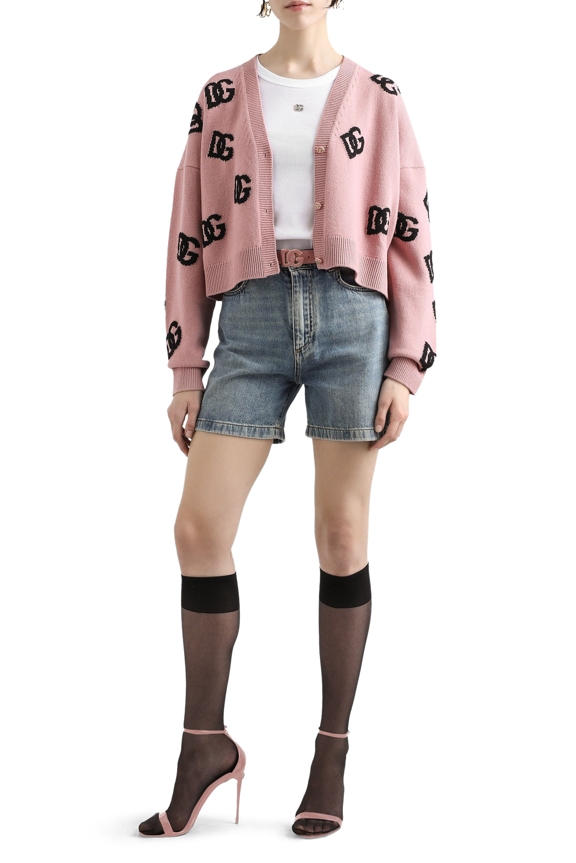 All-Over DG Logo Cardigan