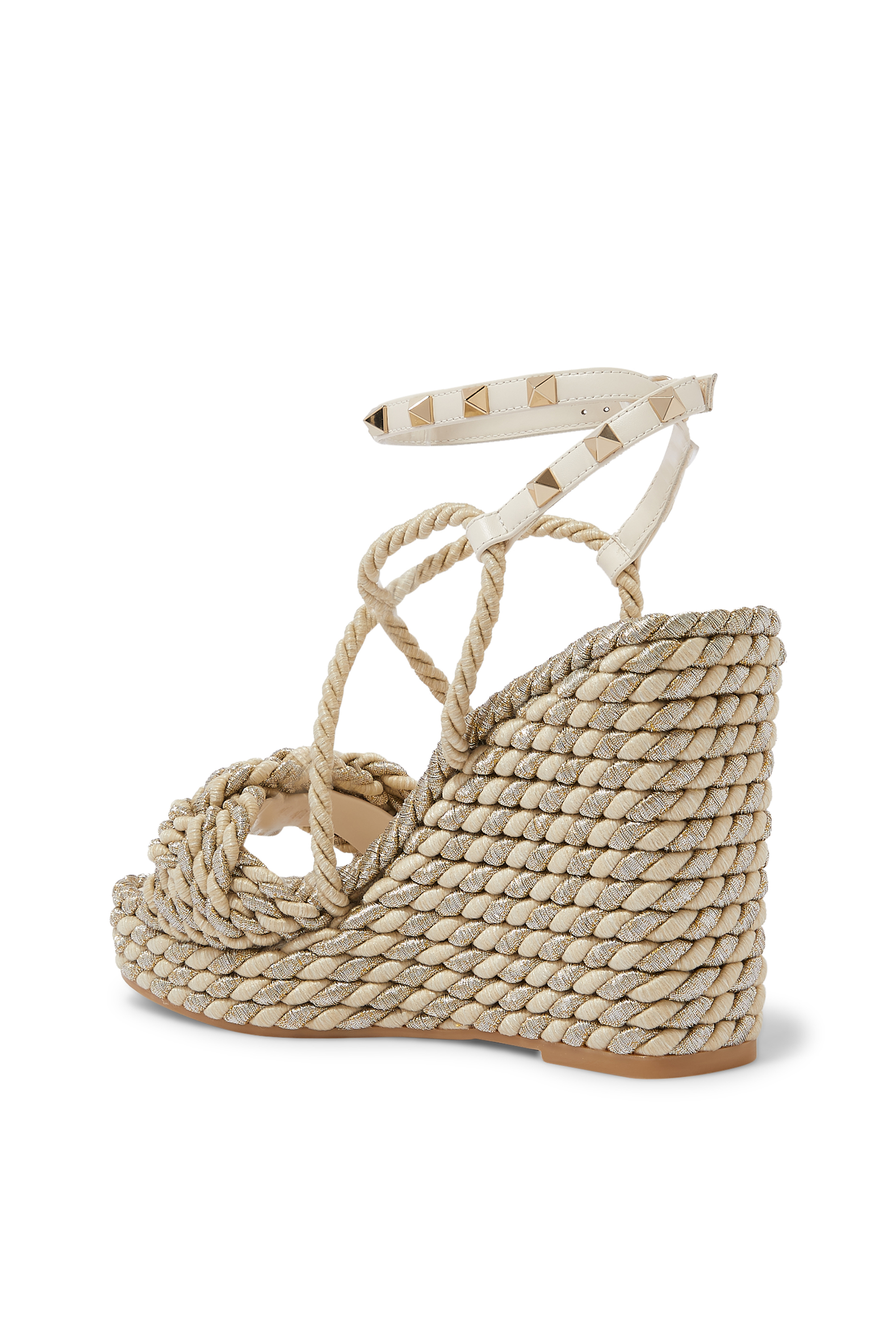 Valentino Garavani Rockstud Wedge Sandals