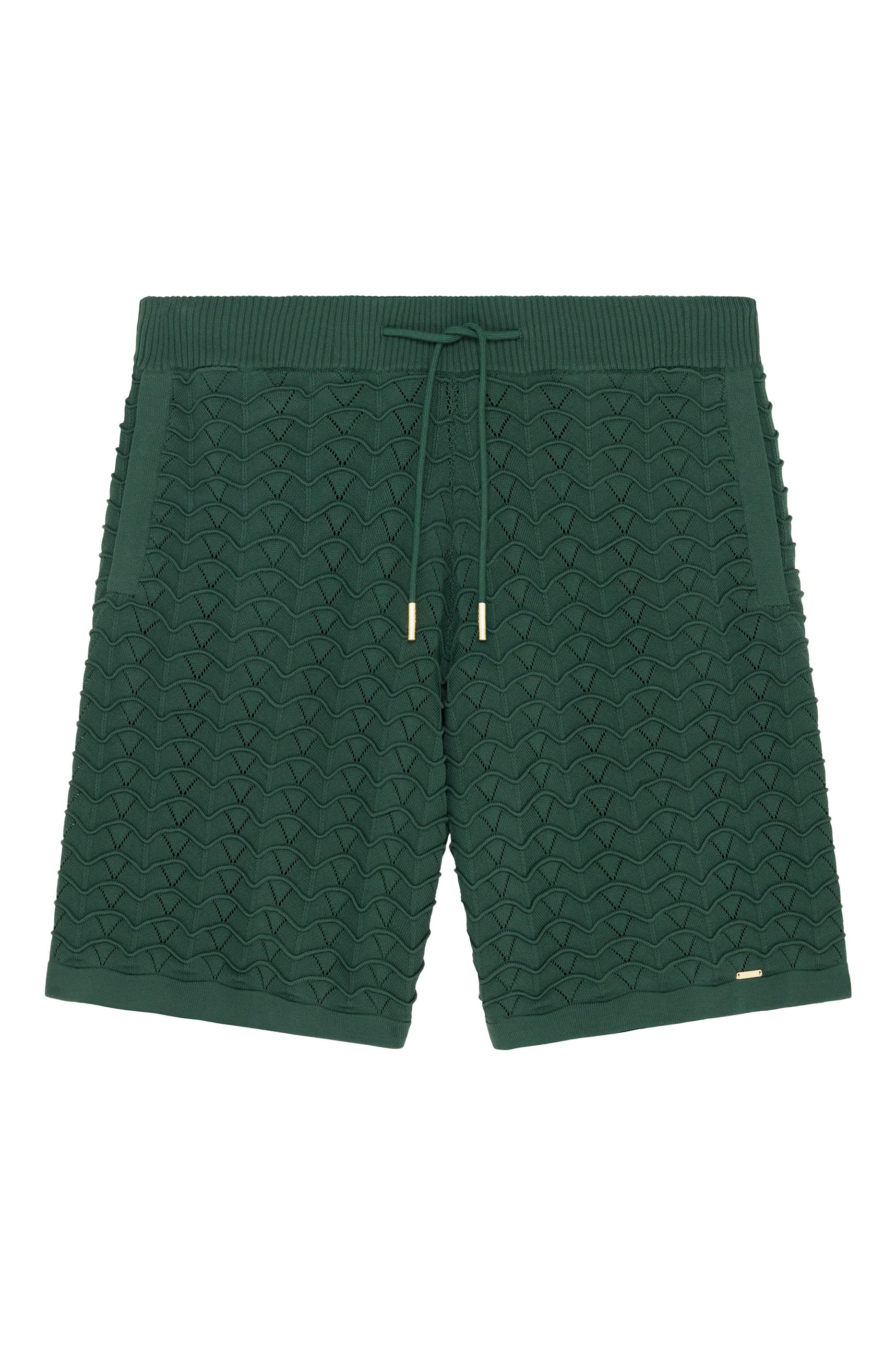 Ripple Rayon Knit Shorts