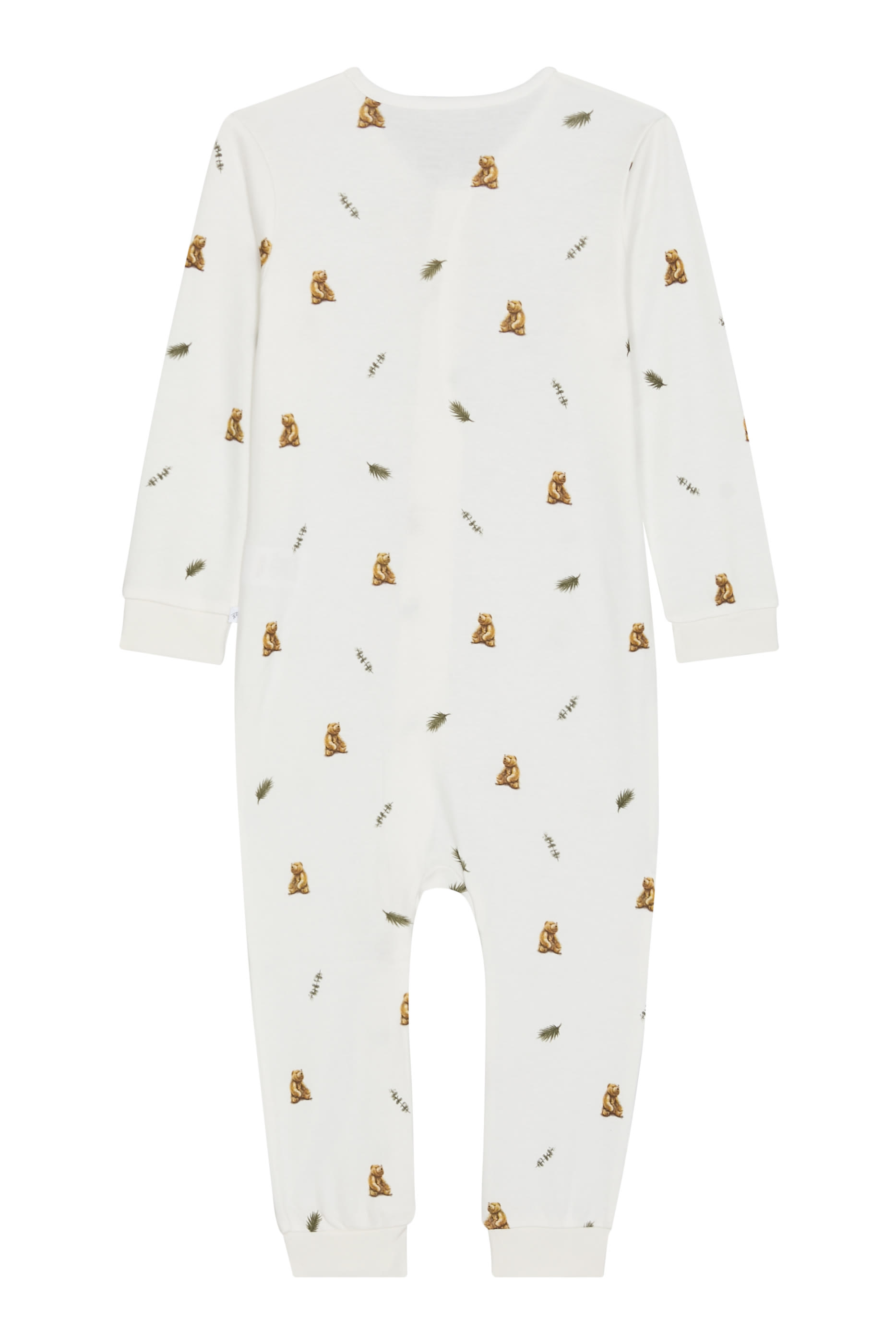 Kids  Brown Bear Print Sleepsuit
