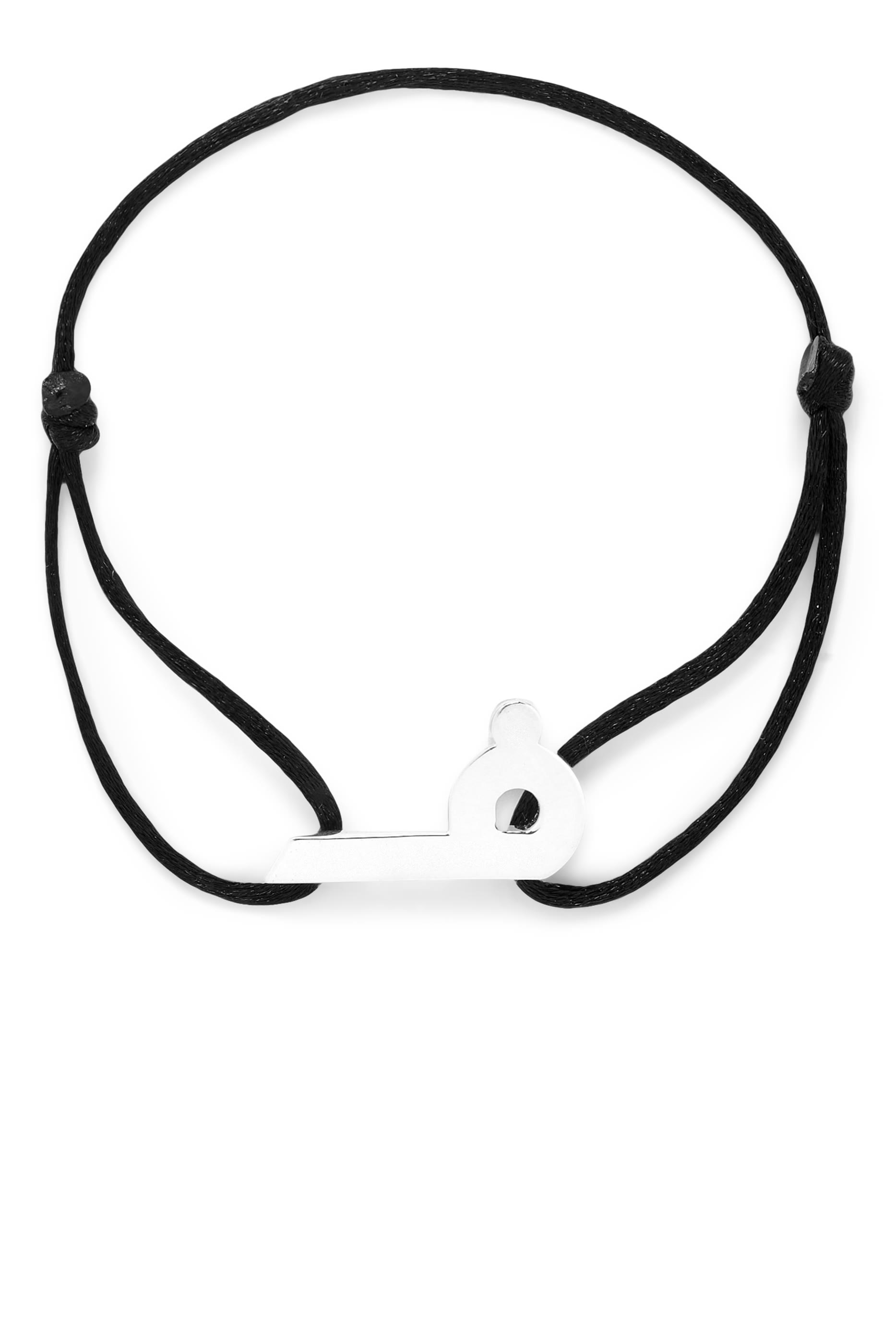 Arabic Letter 'Faa' Bracelet, Sterling Silver