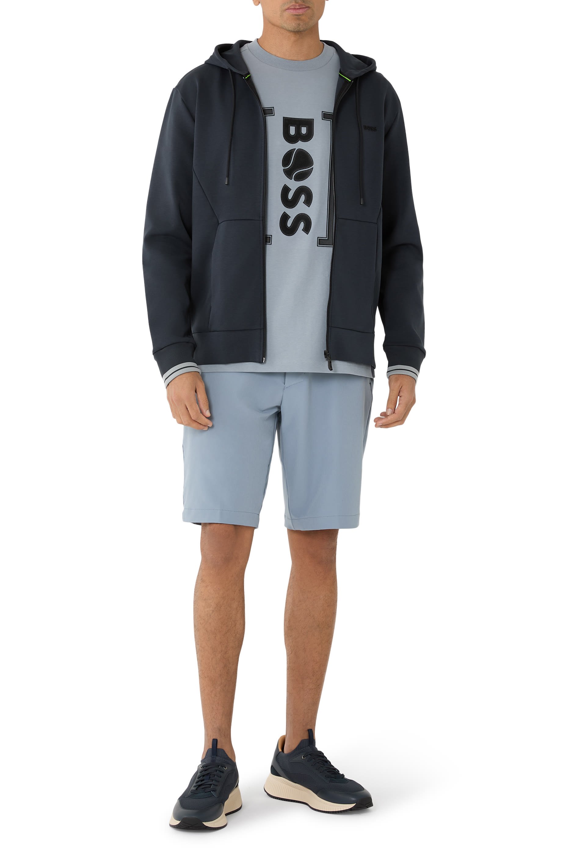 Zip-Up Hooded Sweatshirt