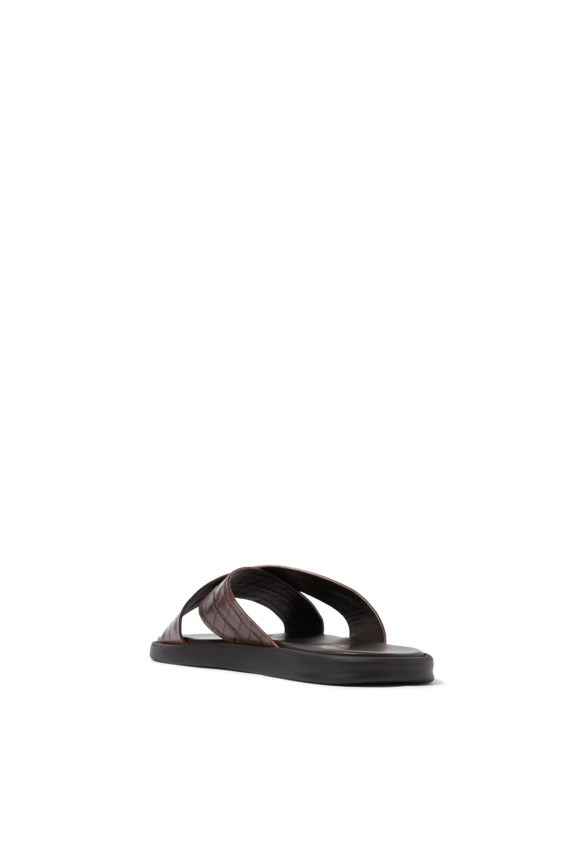 Mykonos Flat Leather Sandals