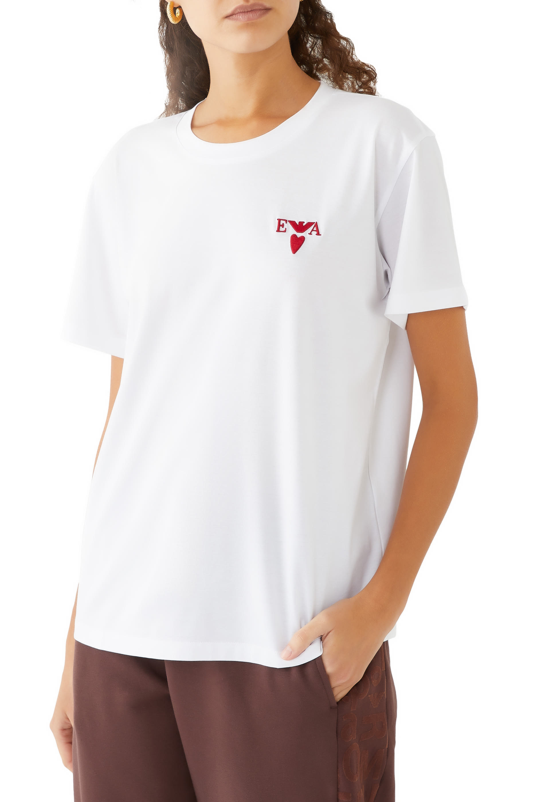 EA Logo Heart Chest T-Shirt