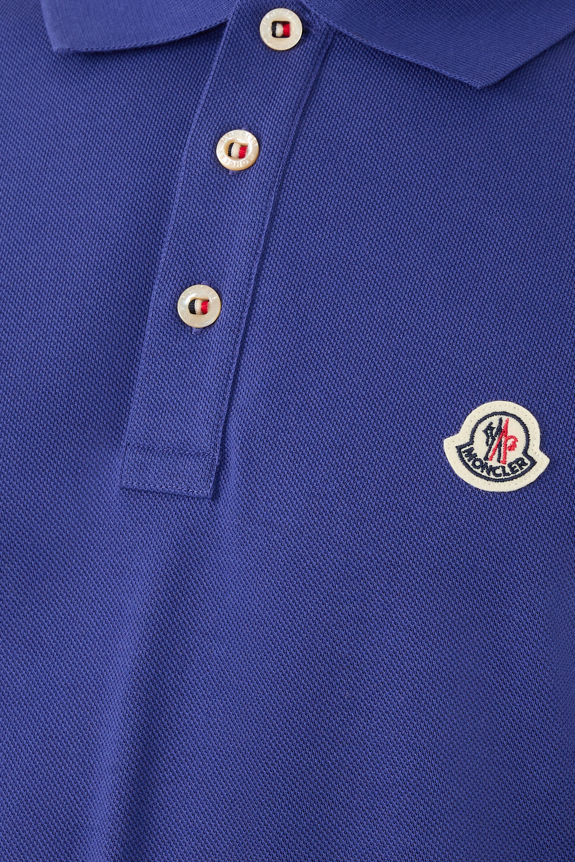 Logo Patch Cotton Polo Shirt