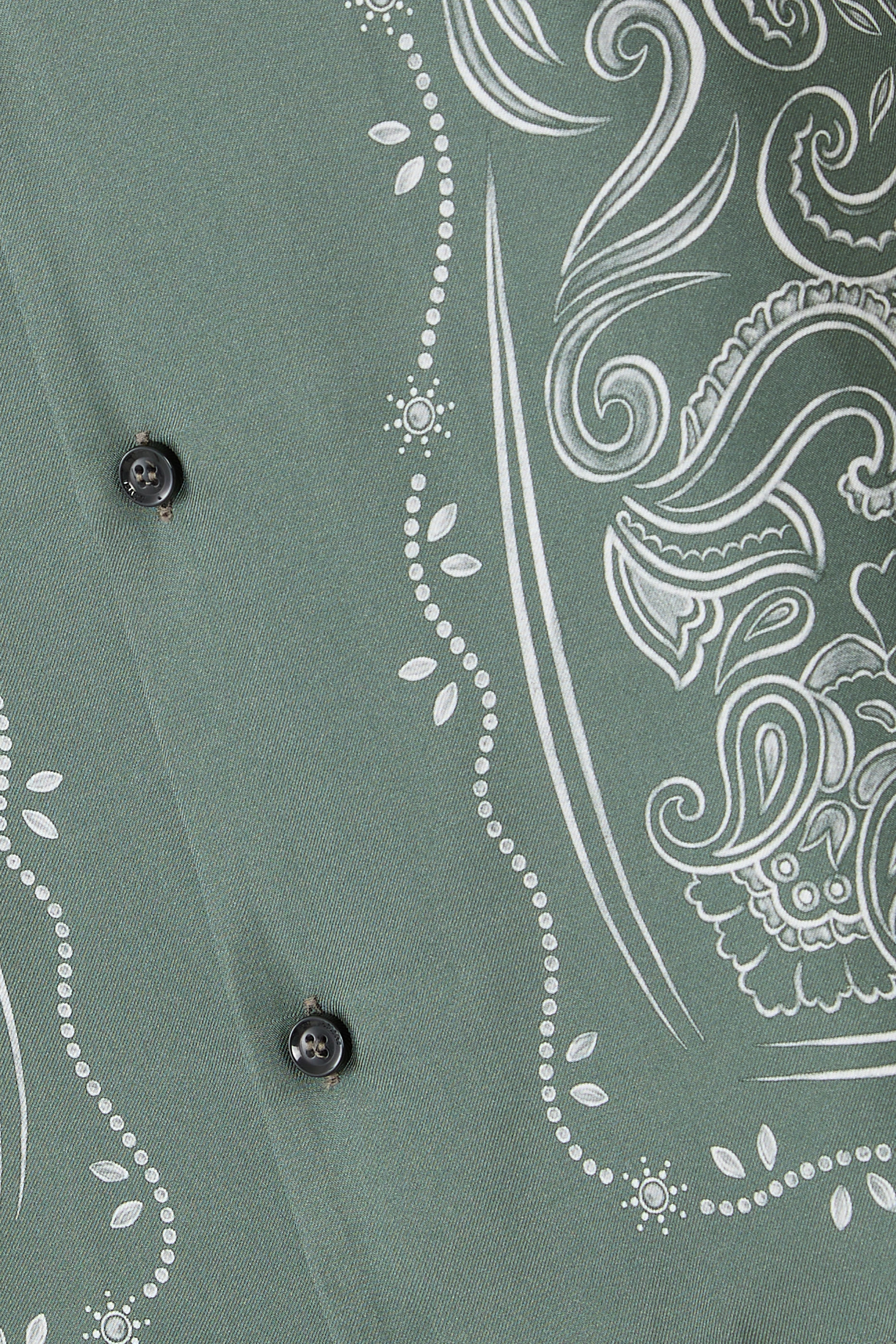  Bandana Paint Oversized Bowling Shirt 